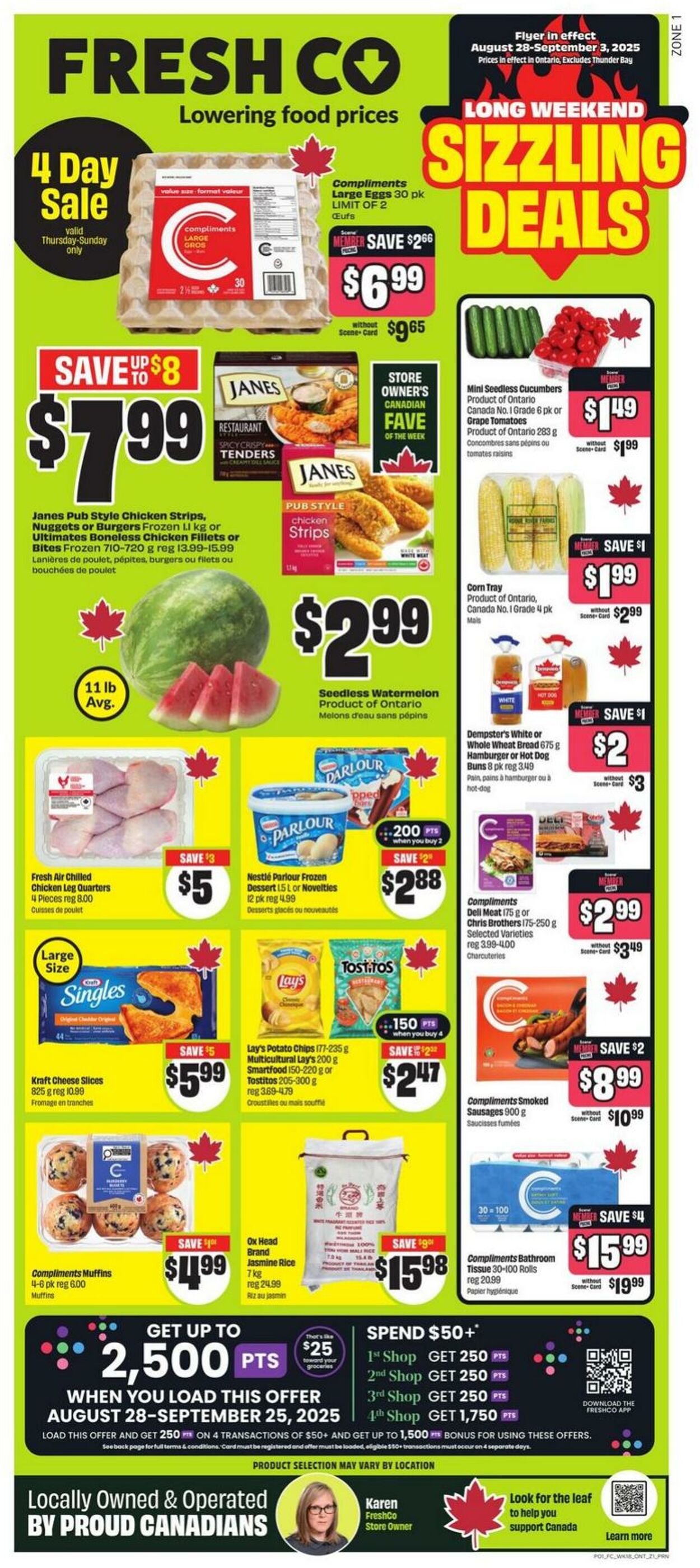 Flyer FreshCo 28.08.2025 - 03.09.2025
