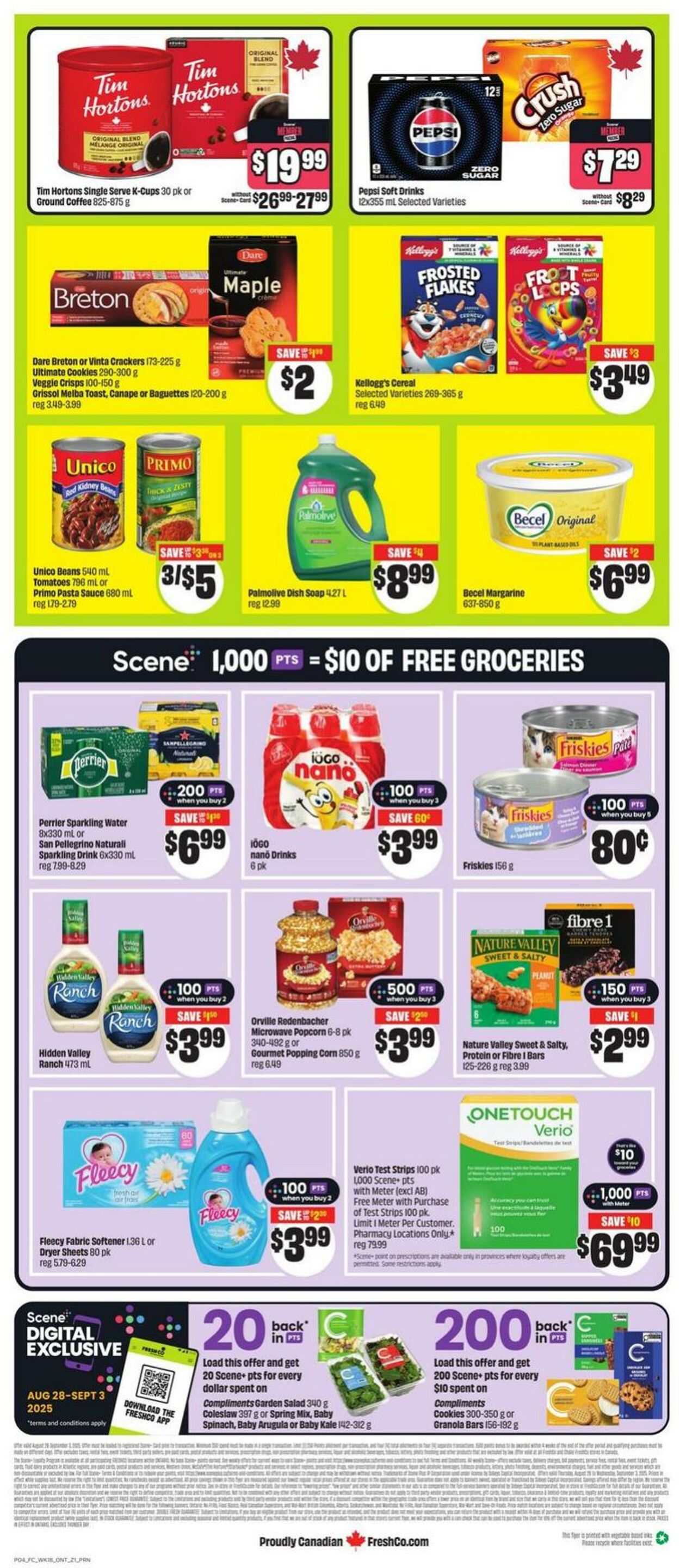 Flyer FreshCo 28.08.2025 - 03.09.2025