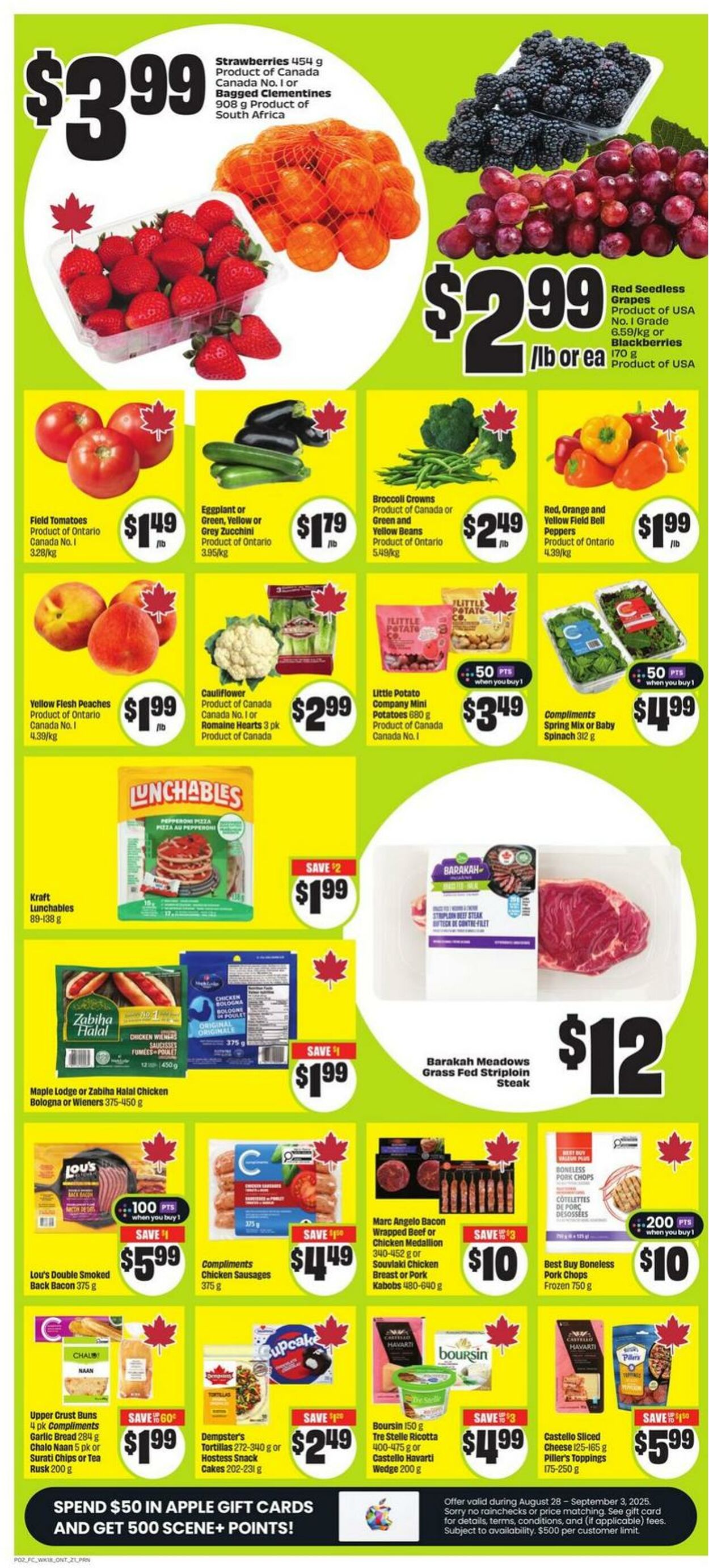 Flyer FreshCo 28.08.2025 - 03.09.2025
