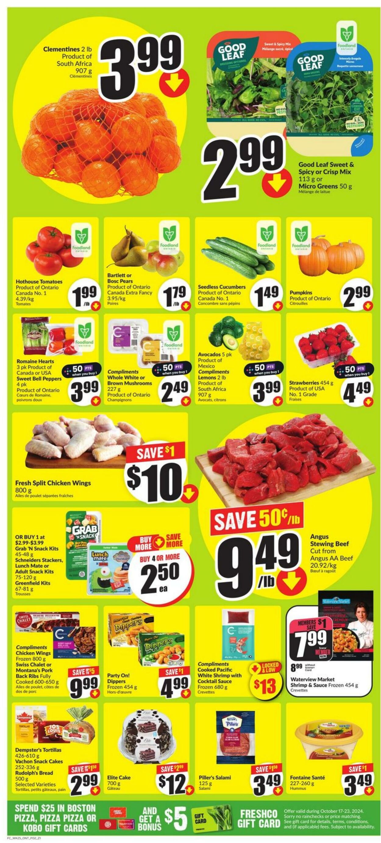 Flyer FreshCo 17.10.2024 - 23.10.2024