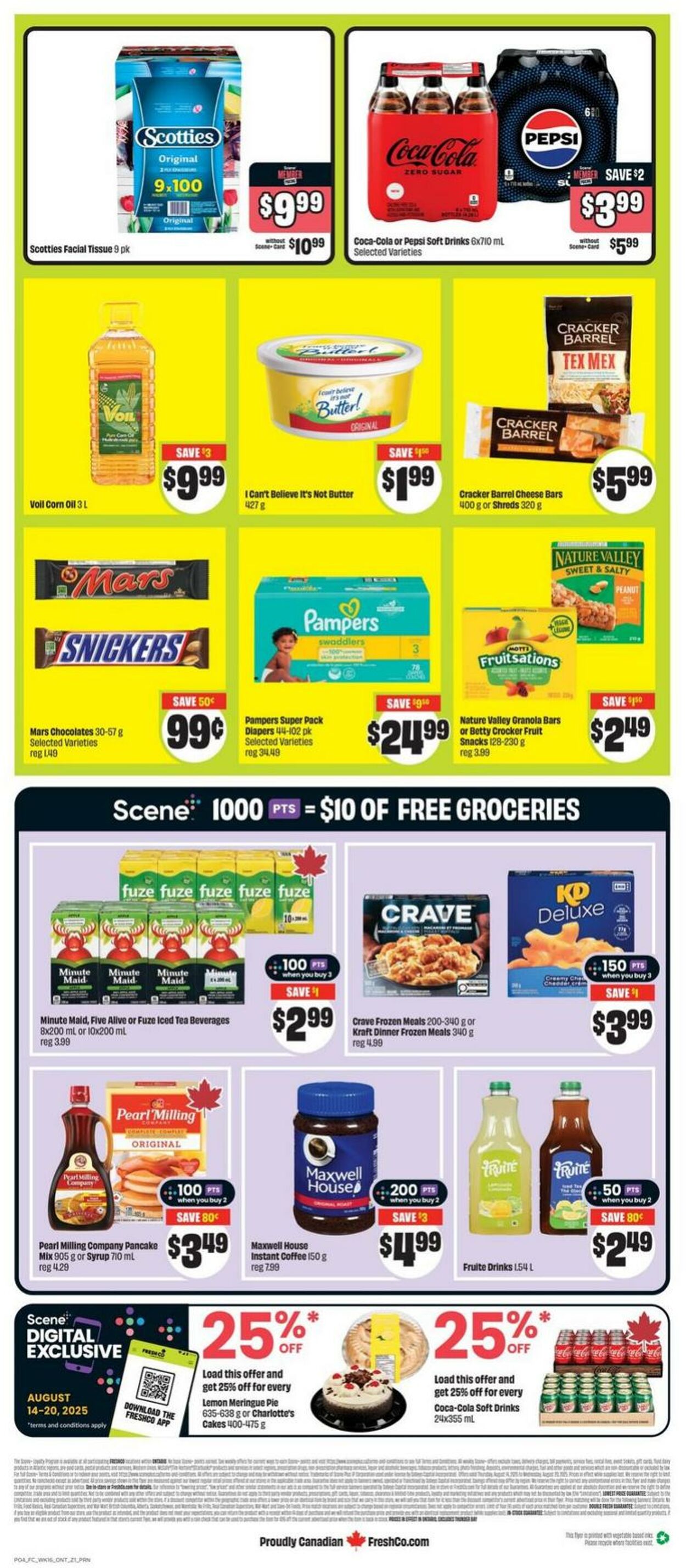 Flyer FreshCo 14.08.2025 - 20.08.2025