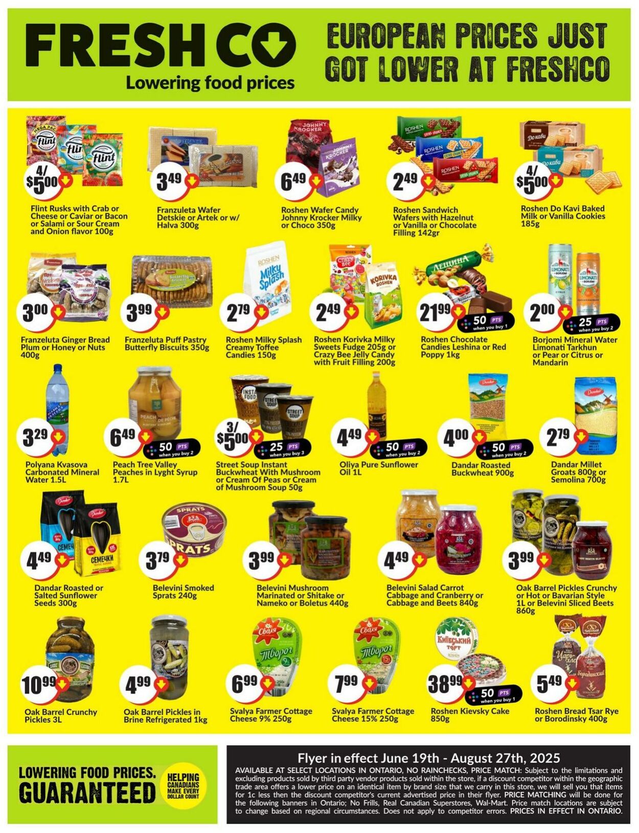 Flyer FreshCo 14.08.2025 - 20.08.2025