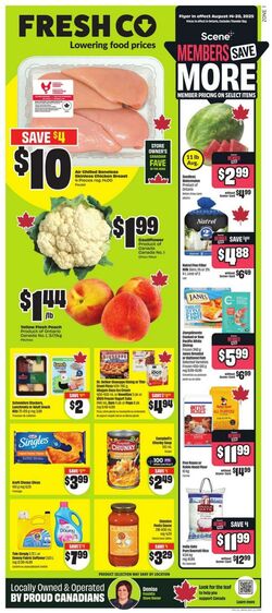 Flyer FreshCo 14.08.2025 - 20.08.2025