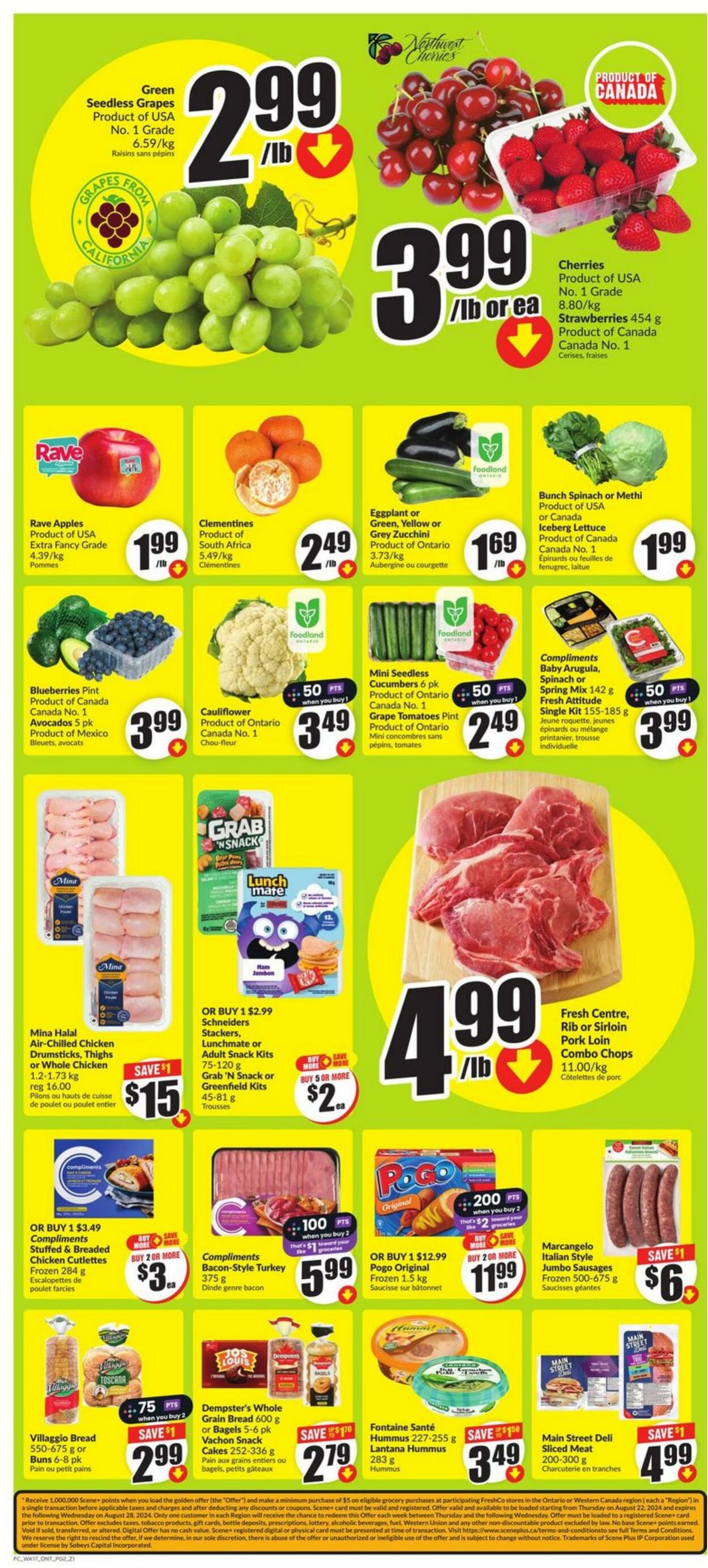 Flyer FreshCo 22.08.2024 - 28.08.2024