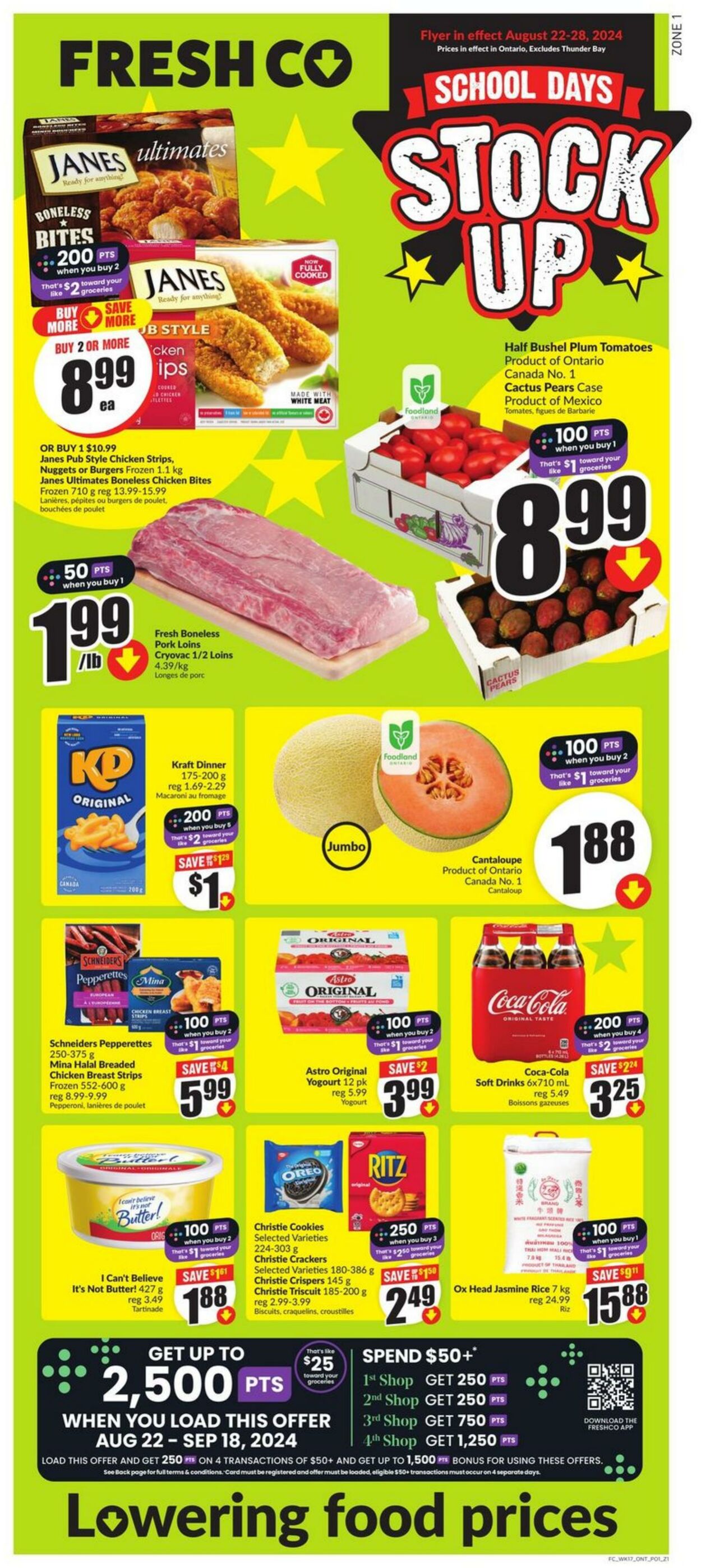 Flyer FreshCo 22.08.2024 - 28.08.2024