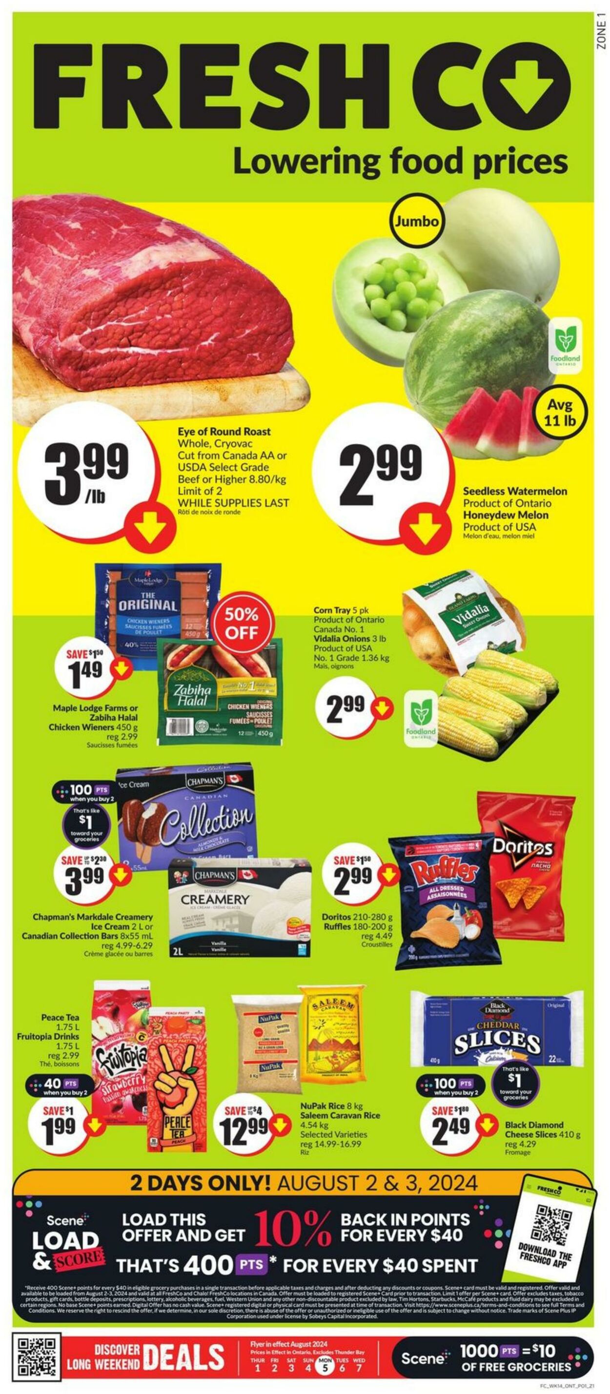 Flyer FreshCo 01.08.2024 - 07.08.2024