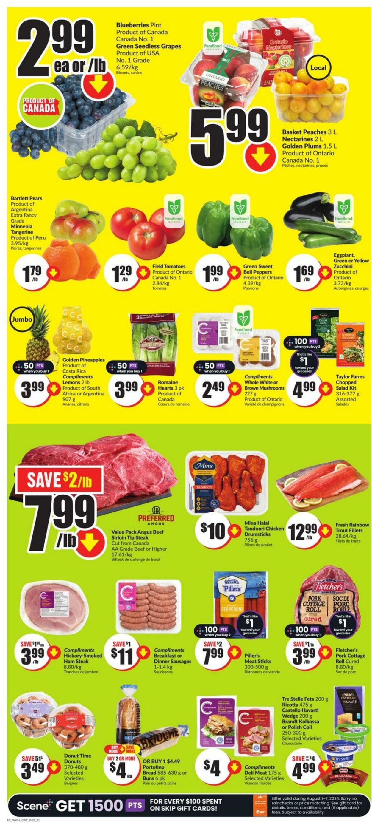 Flyer FreshCo 01.08.2024 - 07.08.2024