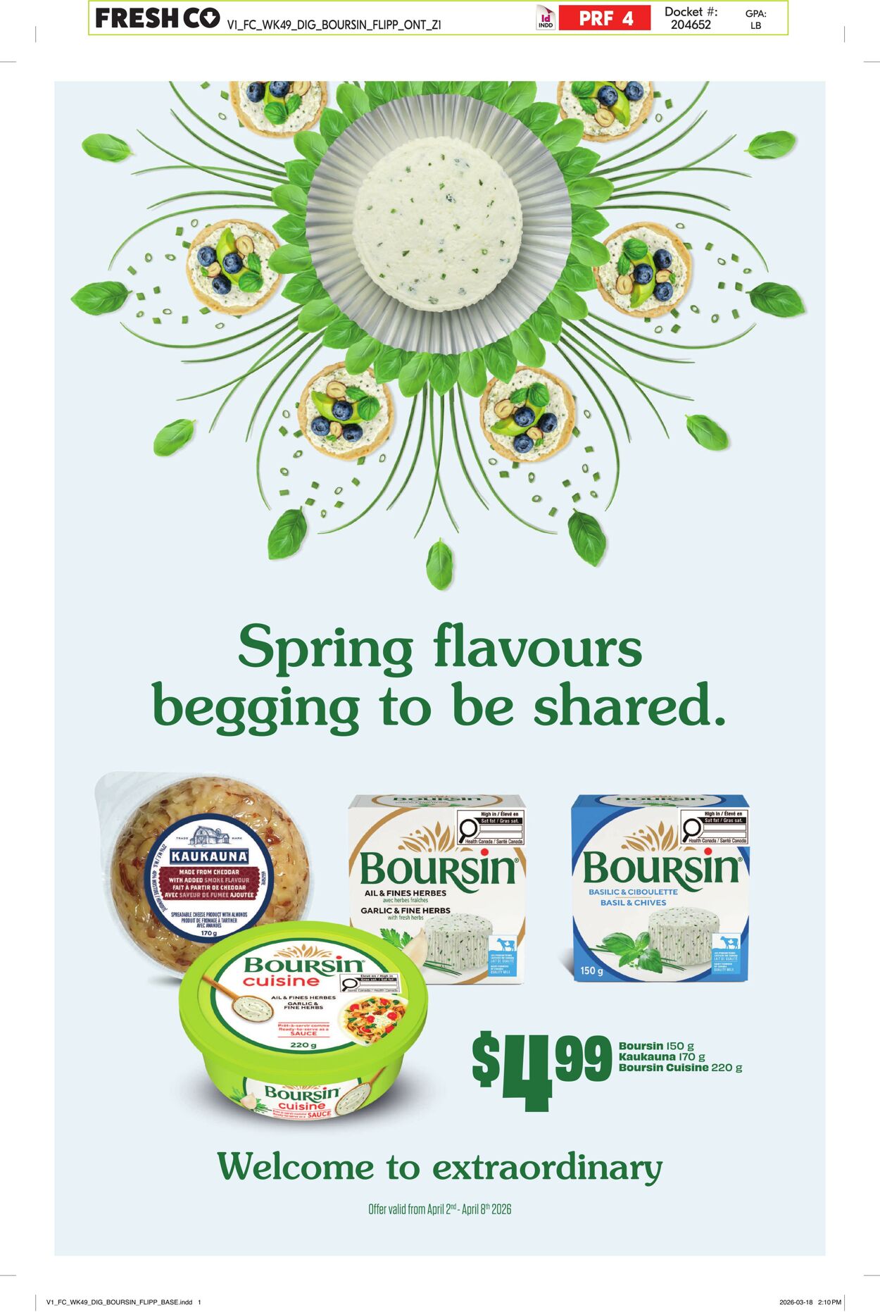 Flyer FreshCo 02.04.2026 - 08.04.2026