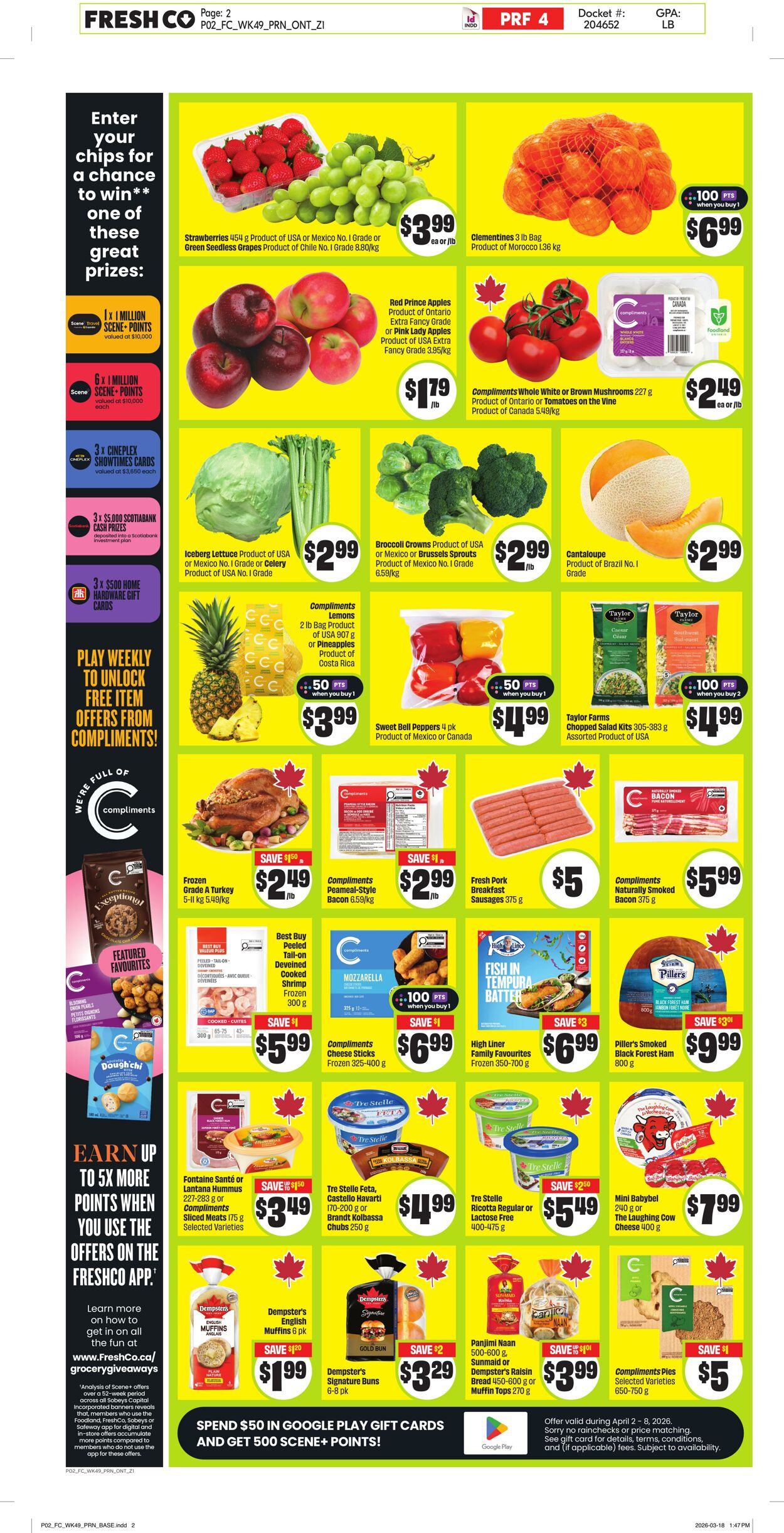 Flyer FreshCo 02.04.2026 - 08.04.2026