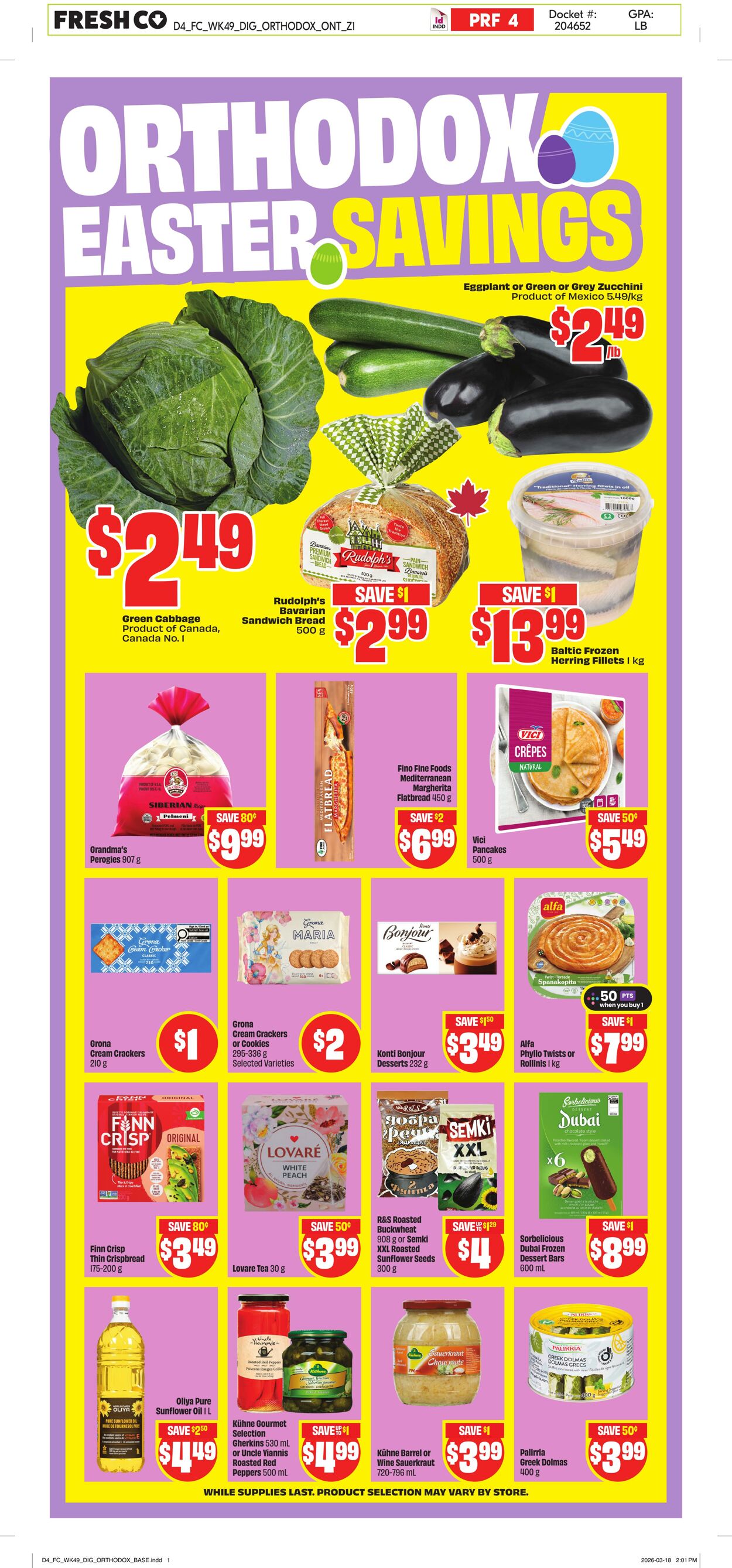 Flyer FreshCo 02.04.2026 - 08.04.2026