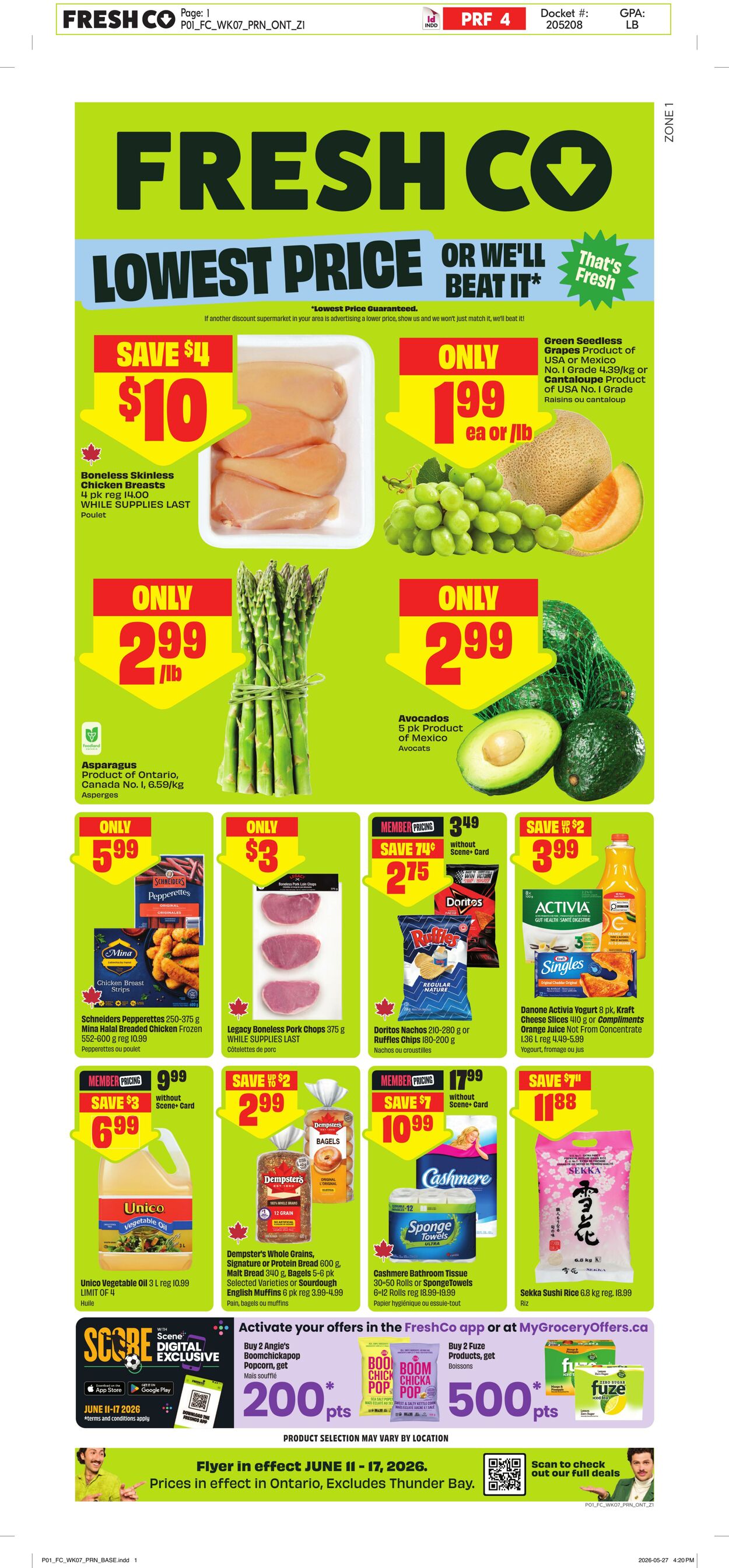 Flyer FreshCo 11.06.2026 - 17.06.2026