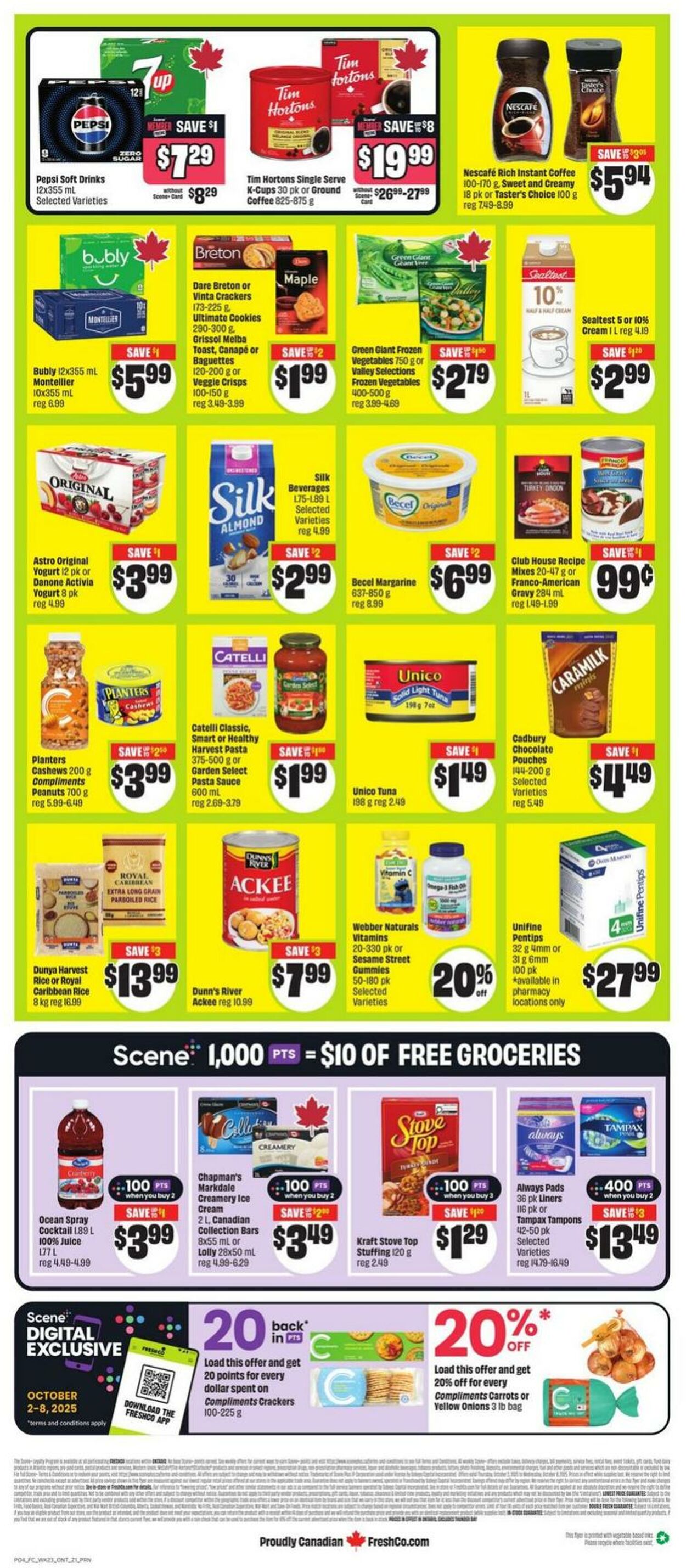 Flyer FreshCo 02.10.2025 - 08.10.2025