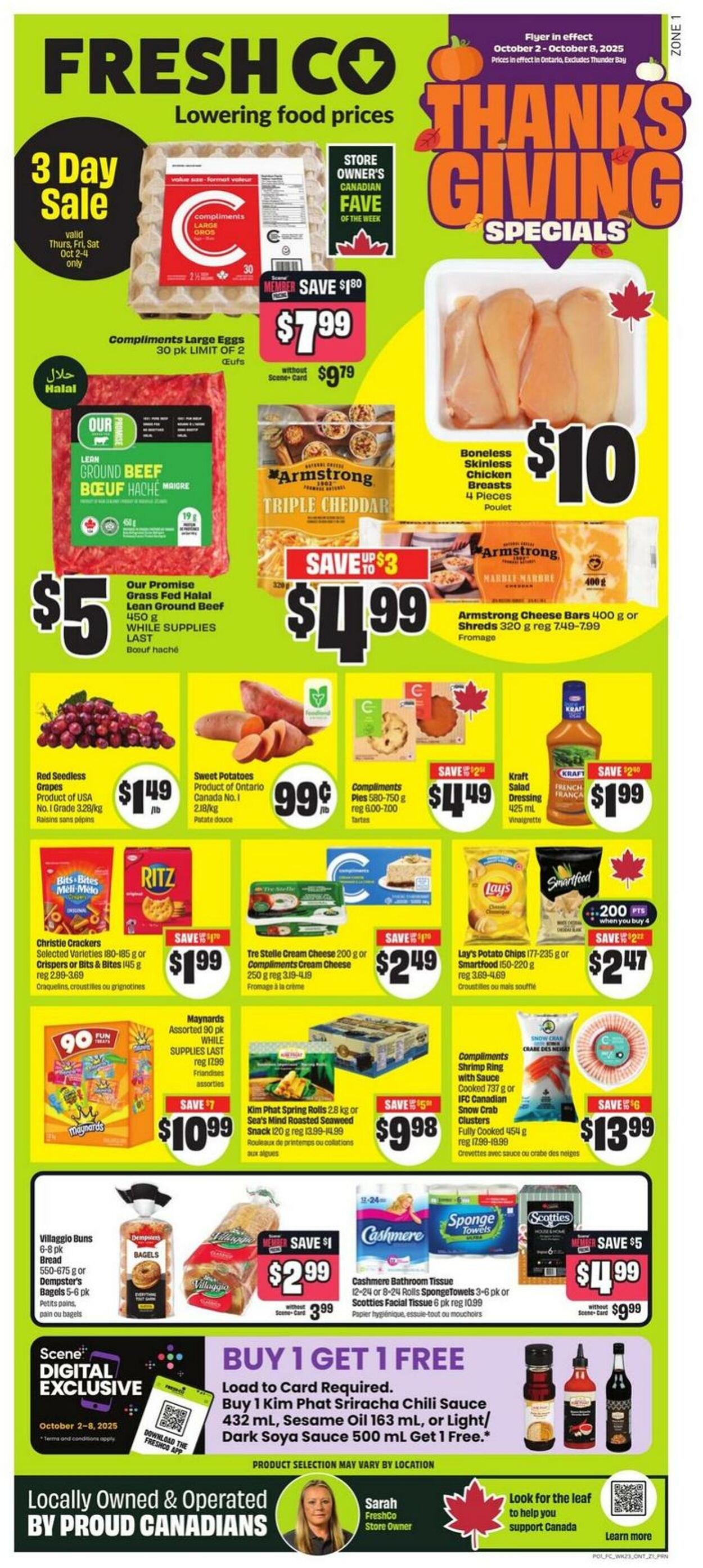Flyer FreshCo 02.10.2025 - 08.10.2025