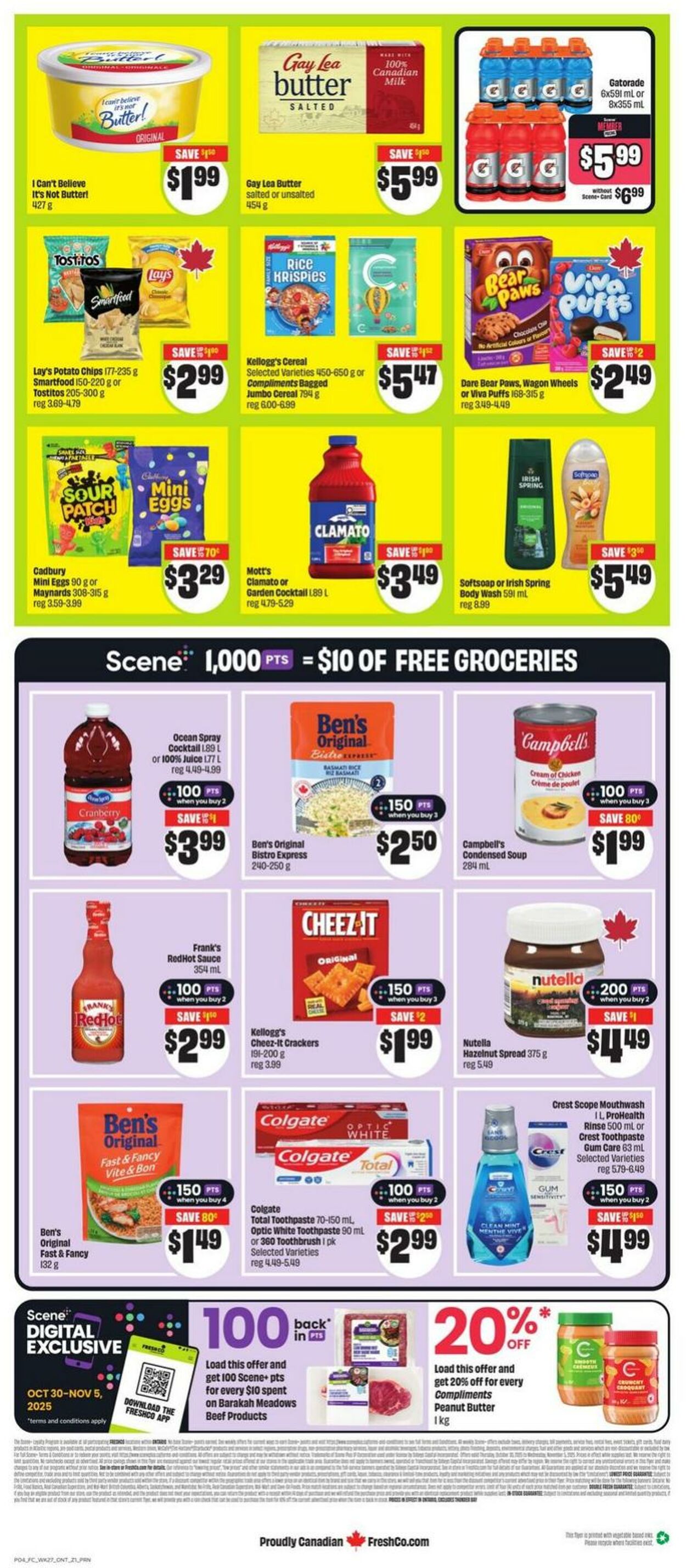 Flyer FreshCo 30.10.2025 - 05.11.2025