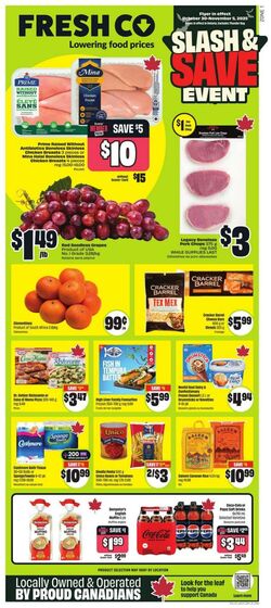 Flyer FreshCo 30.10.2025 - 05.11.2025
