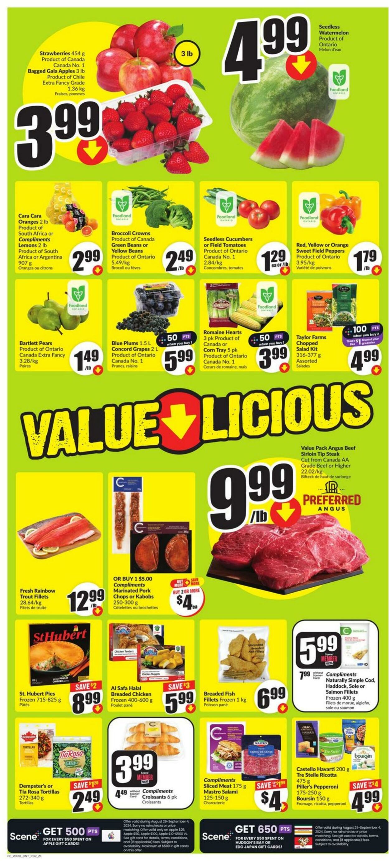 Flyer FreshCo 29.08.2024 - 04.09.2024