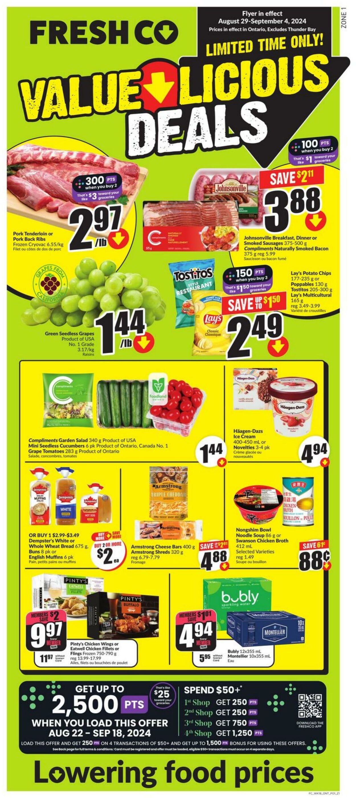 Flyer FreshCo 29.08.2024 - 04.09.2024