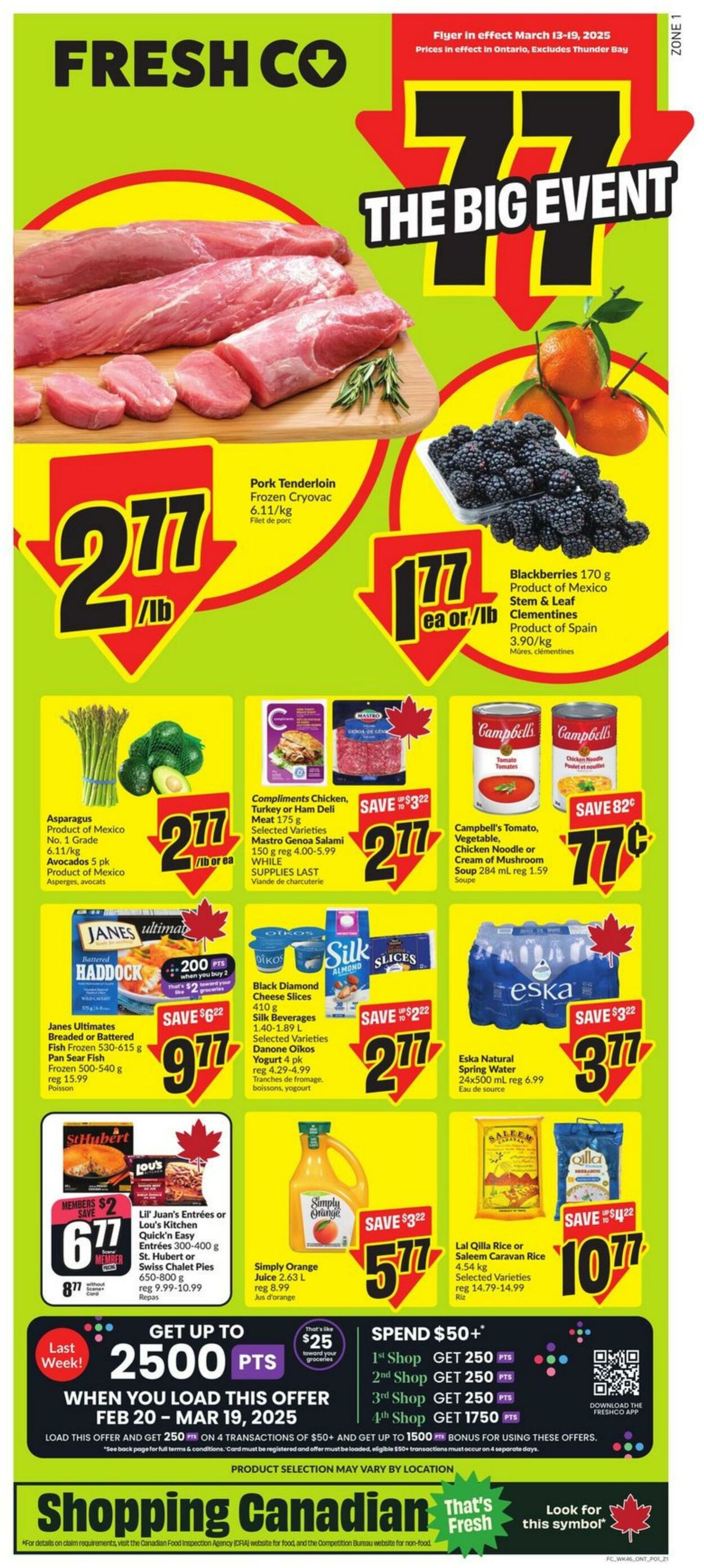 Flyer FreshCo - Flyer 13 Mar 2025 - 19 Mar 2025