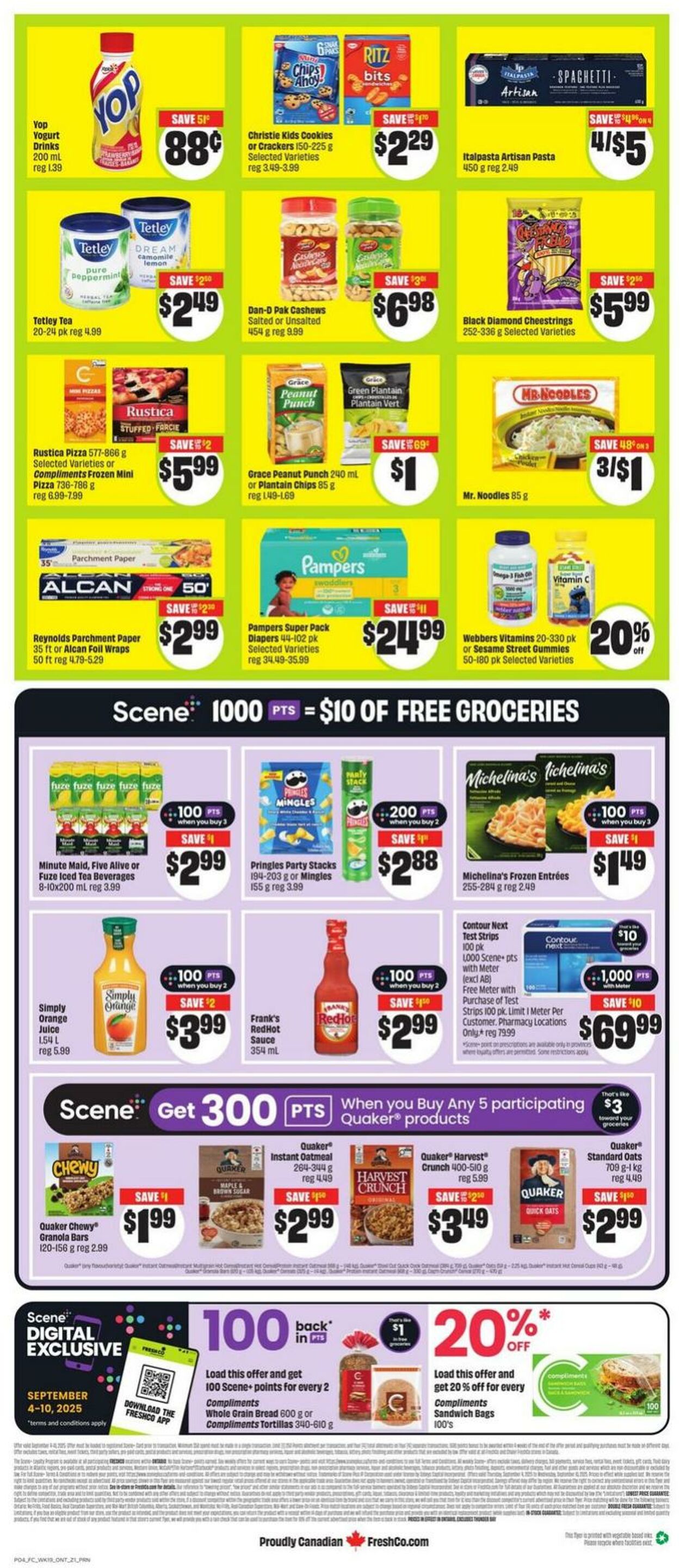 Flyer FreshCo 04.09.2025 - 10.09.2025