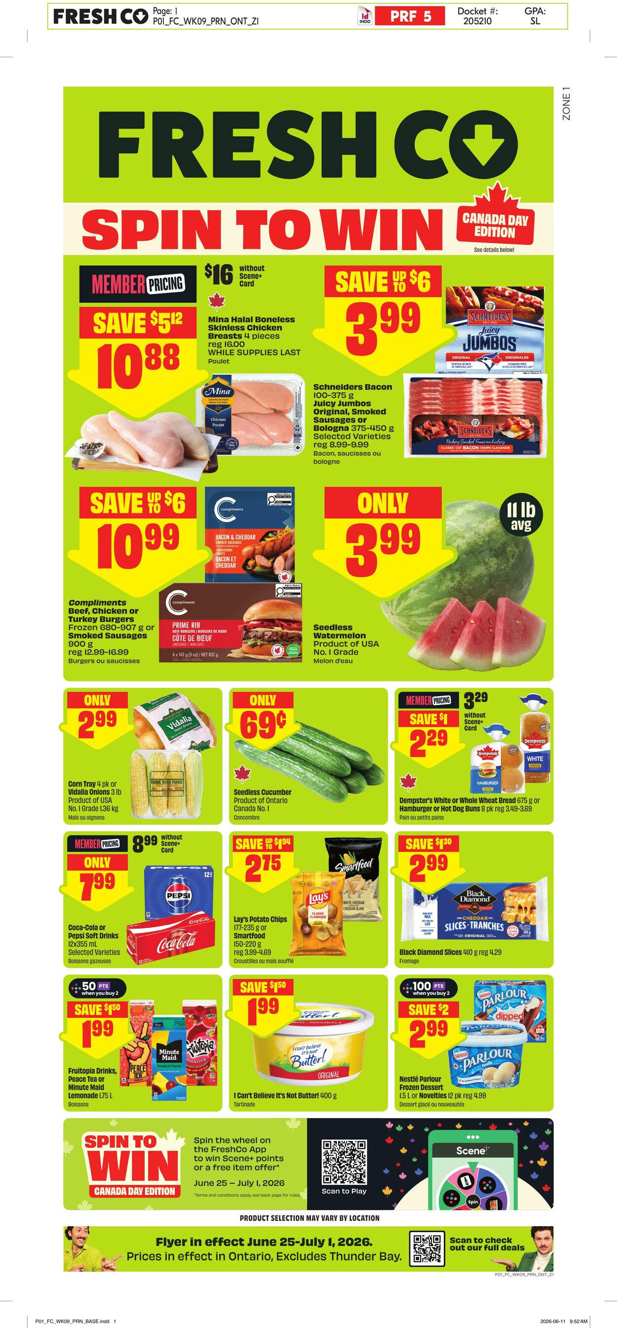 Flyer FreshCo 25.06.2026 - 01.07.2026