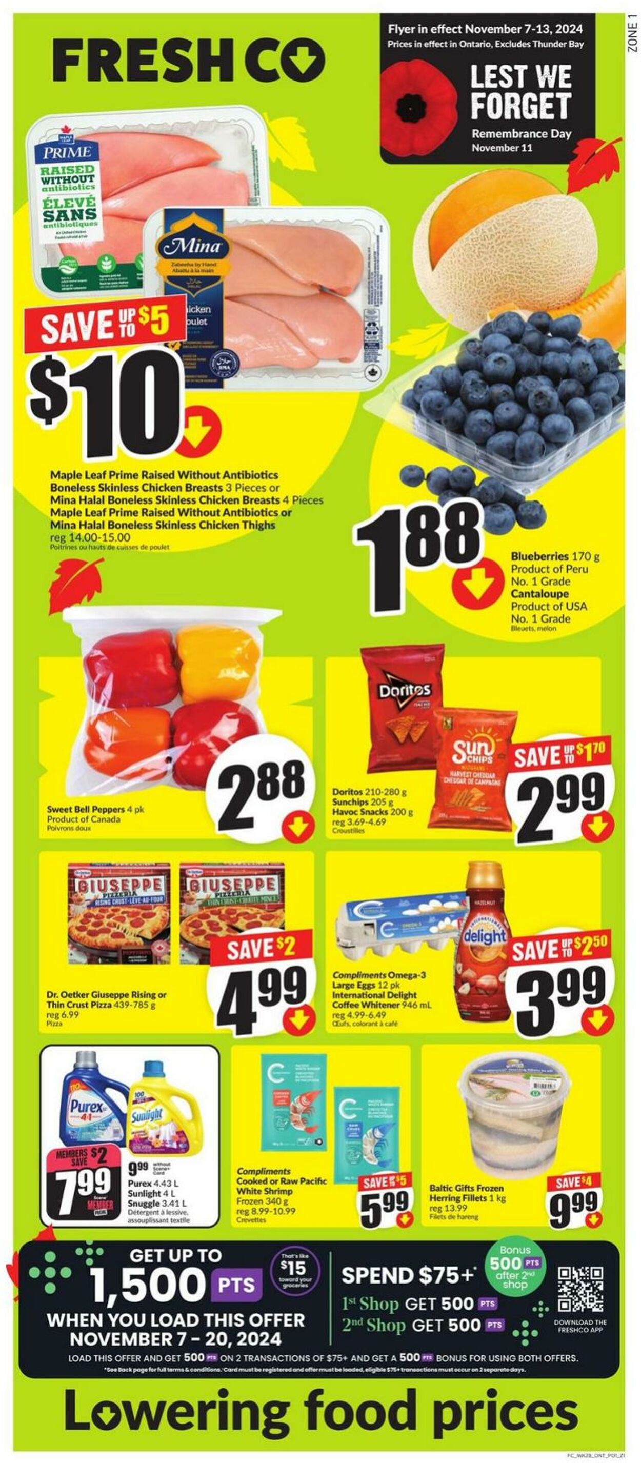 Flyer FreshCo - Flyer 7 Nov 2024 - 13 Nov 2024