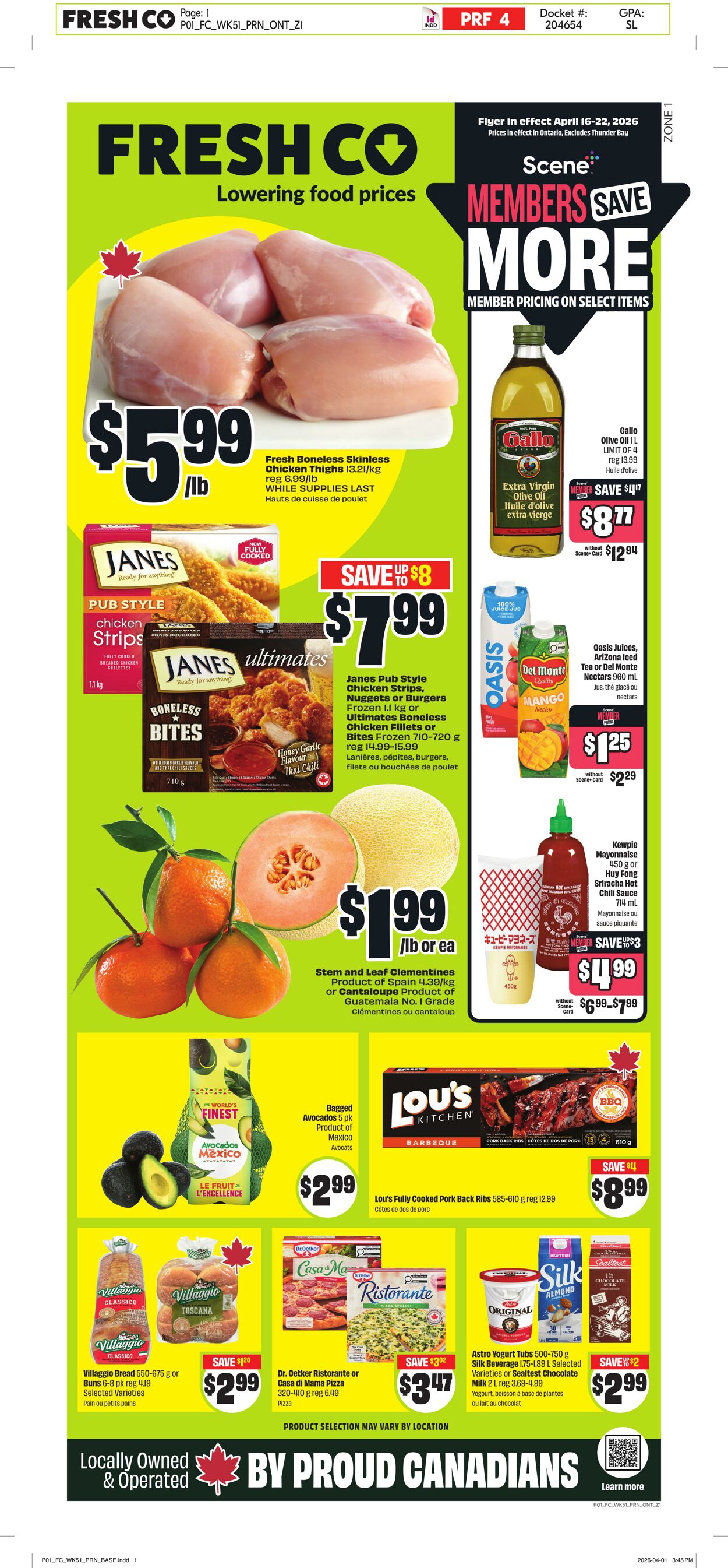 Flyer FreshCo 16.04.2026 - 22.04.2026