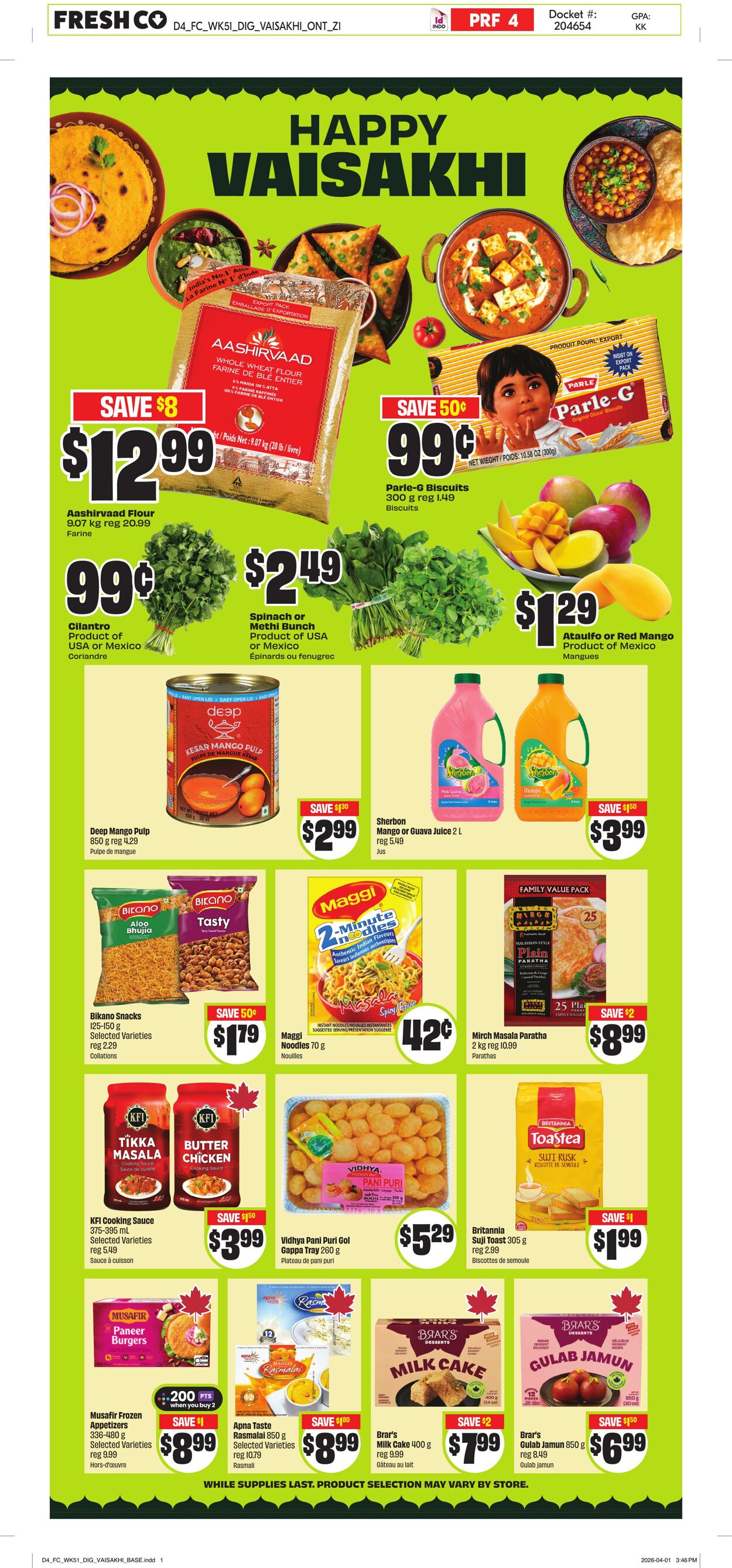 Flyer FreshCo 16.04.2026 - 22.04.2026