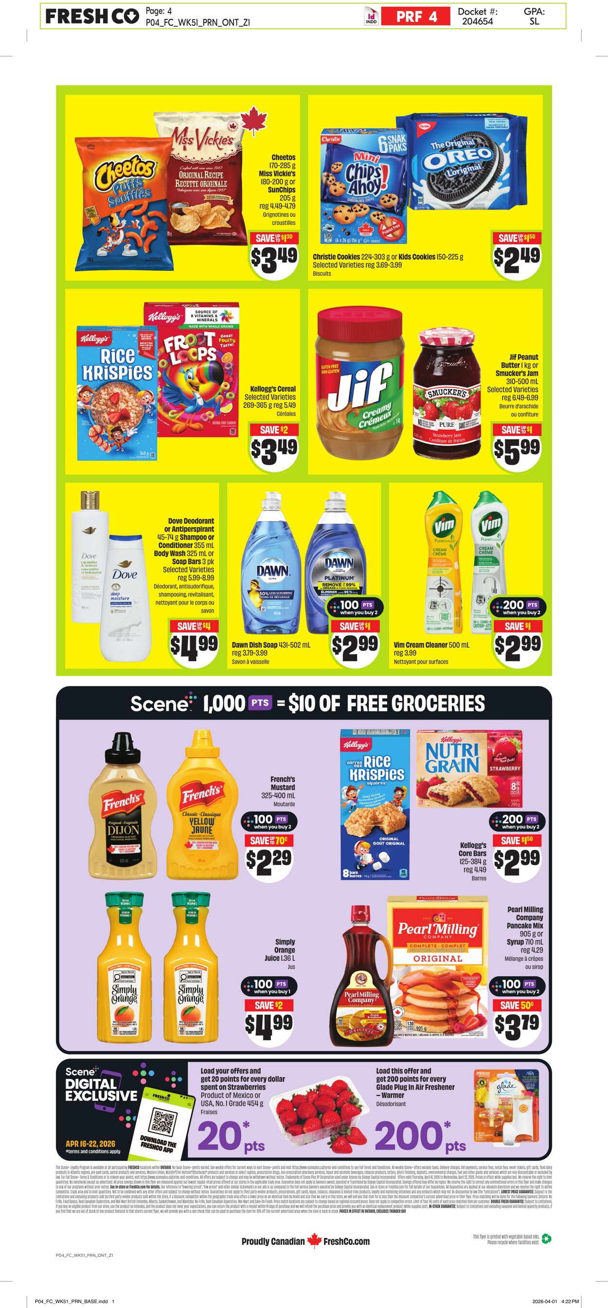 Flyer FreshCo 16.04.2026 - 22.04.2026