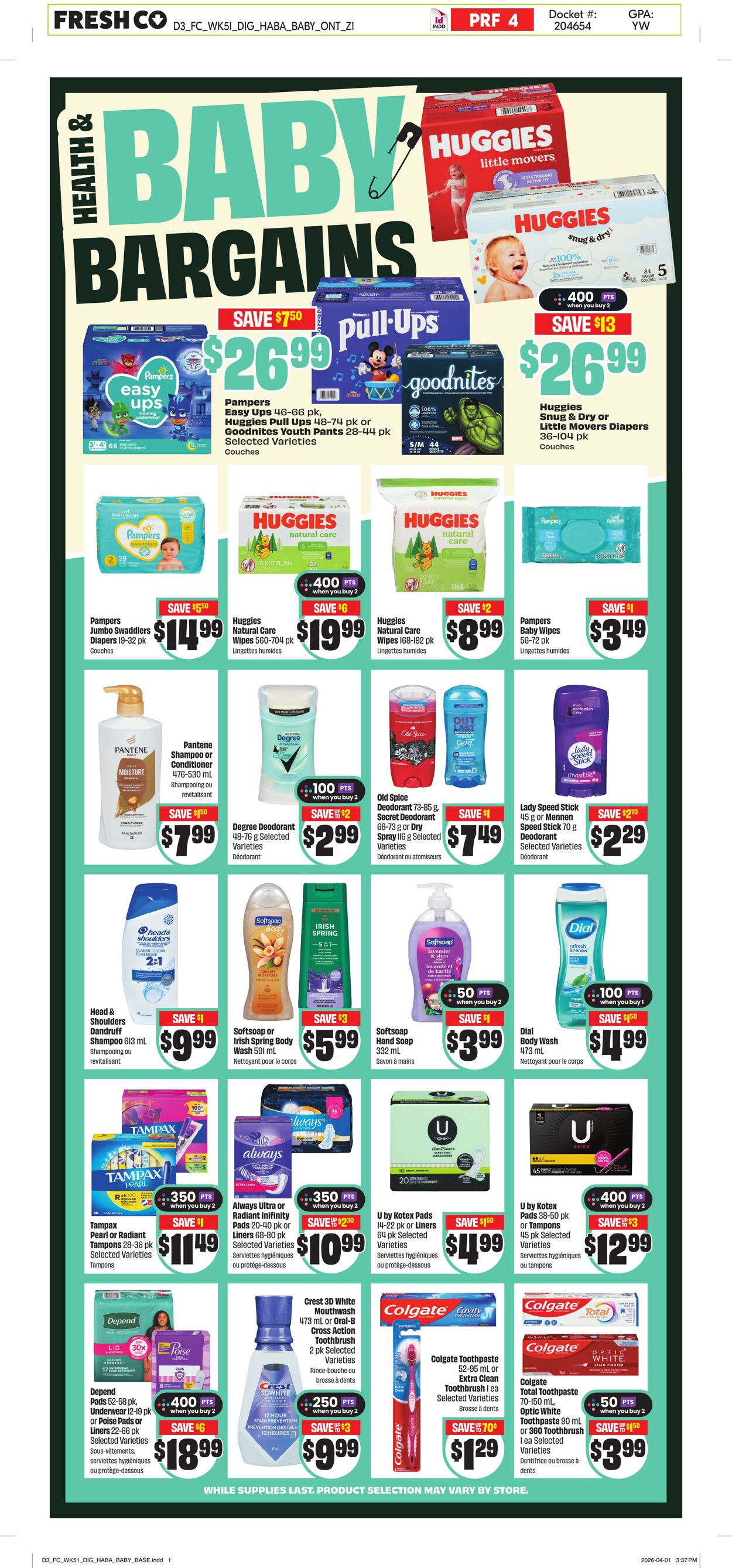 Flyer FreshCo 16.04.2026 - 22.04.2026