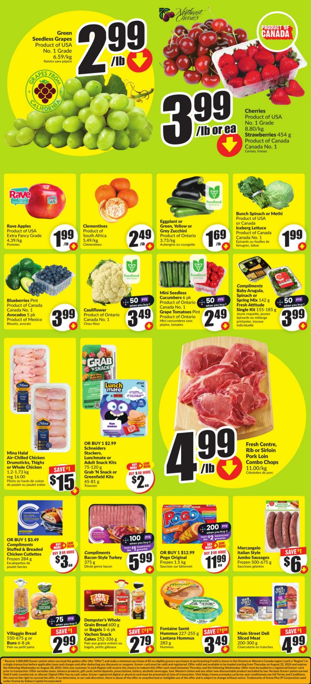 Flyer FreshCo 22.08.2024 - 28.08.2024