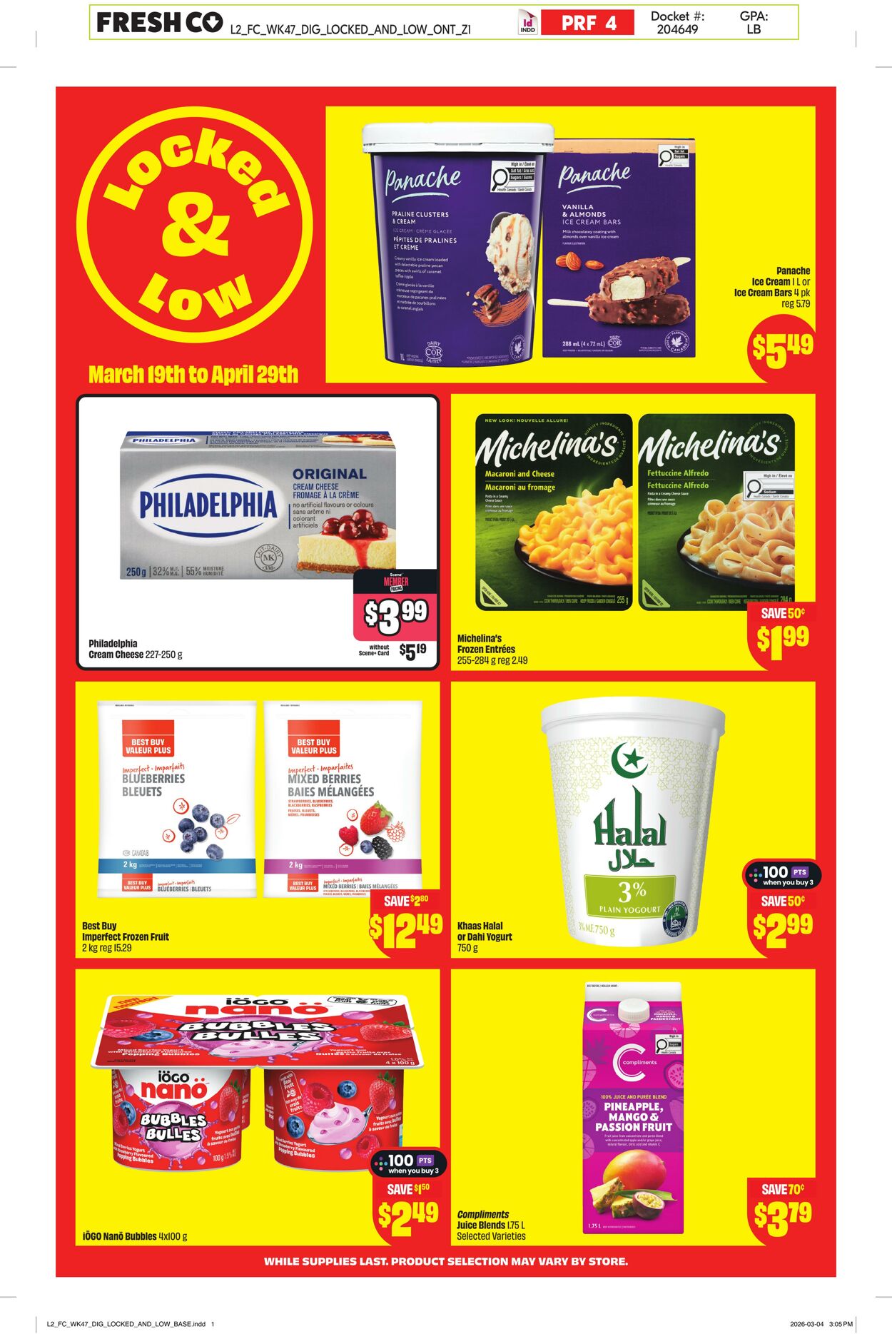 Flyer FreshCo 19.03.2026 - 29.04.2026