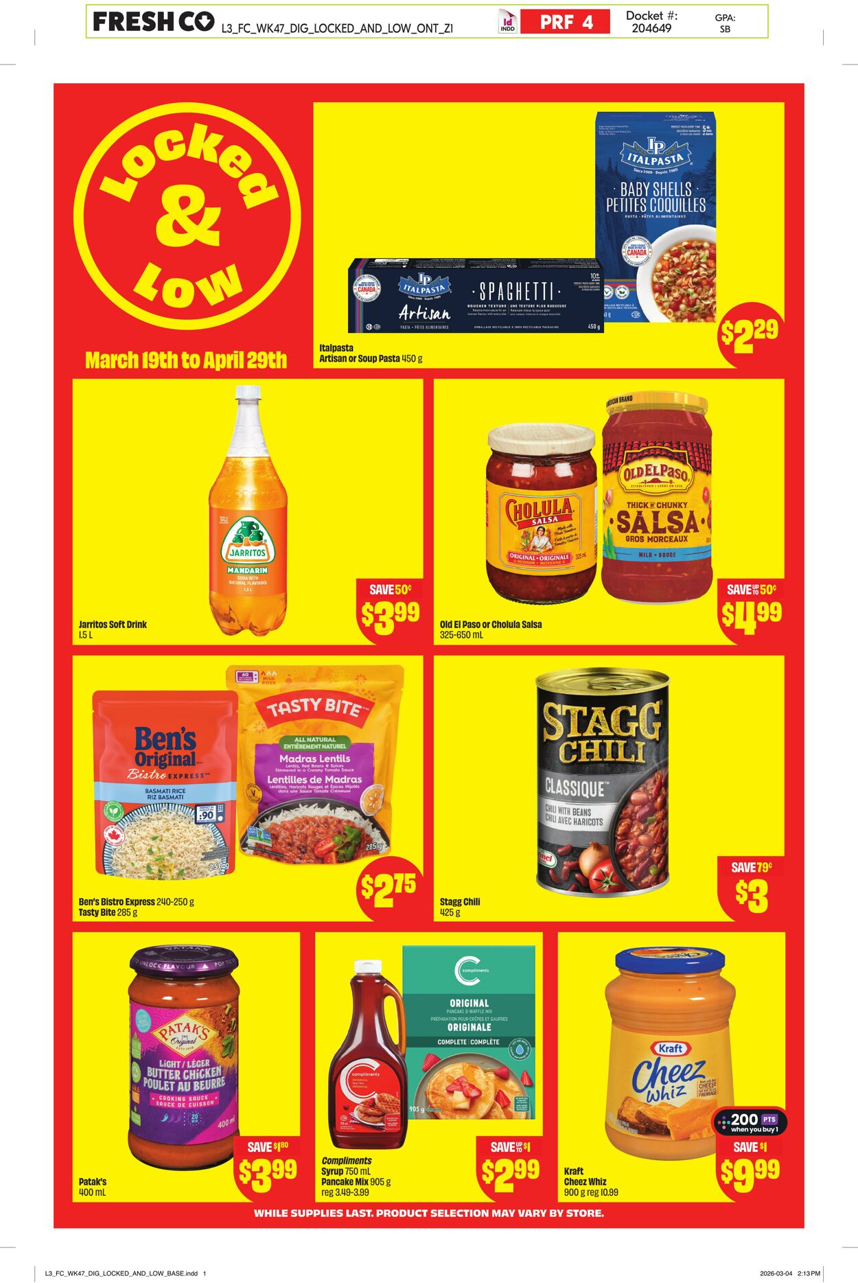 Flyer FreshCo 19.03.2026 - 29.04.2026