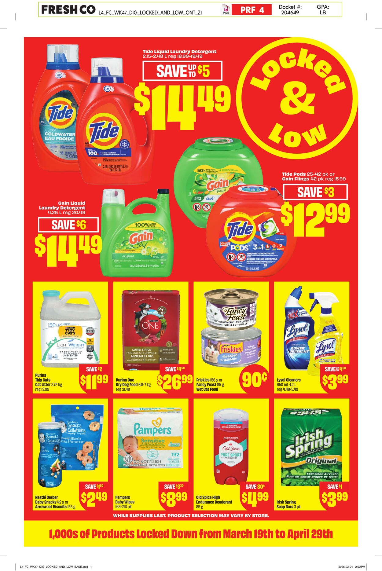 Flyer FreshCo 19.03.2026 - 29.04.2026