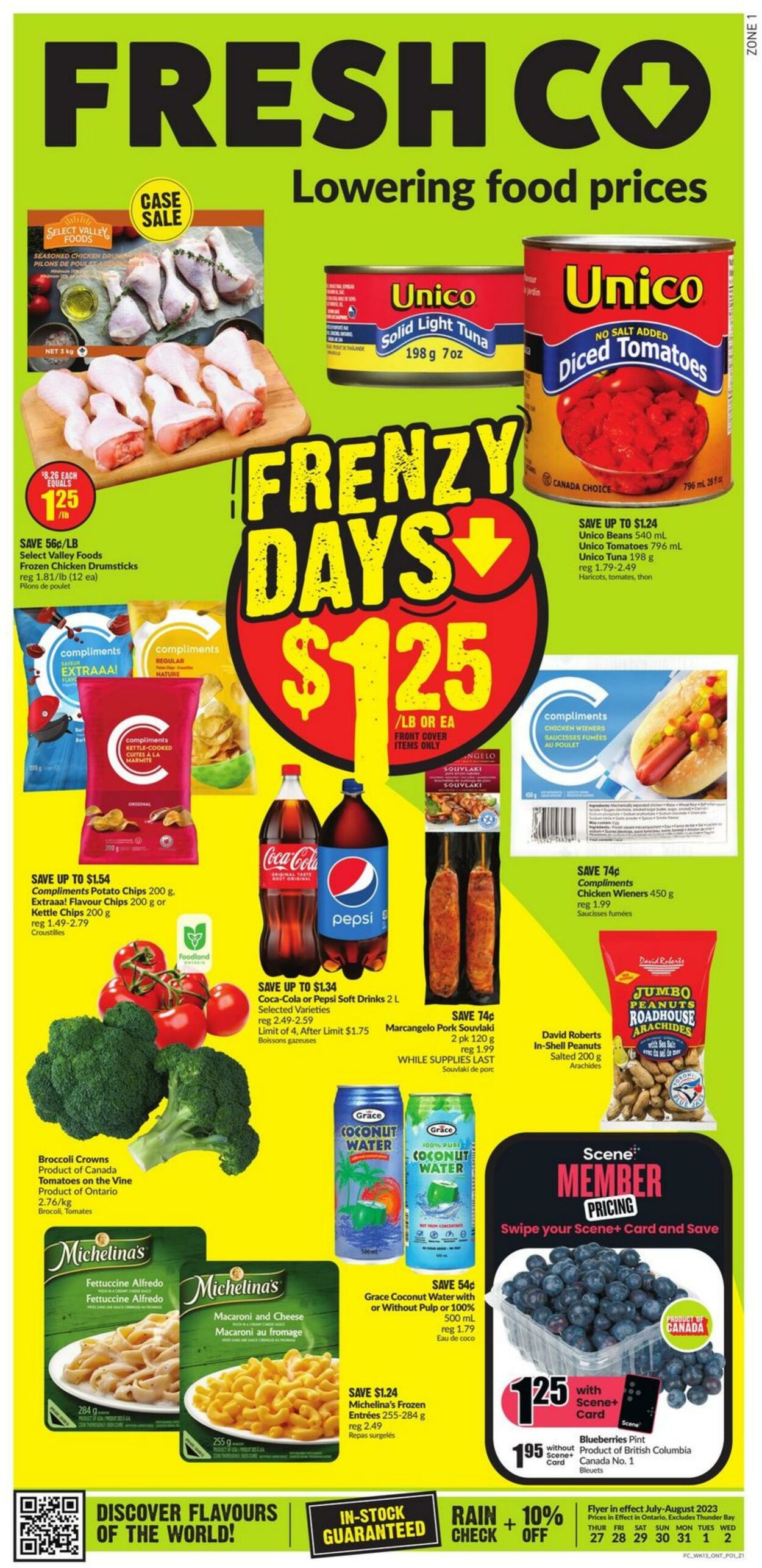 FreshCo Promotional Flyer - Valid From 27.07 To 02.08 - Page Nb 1 ...