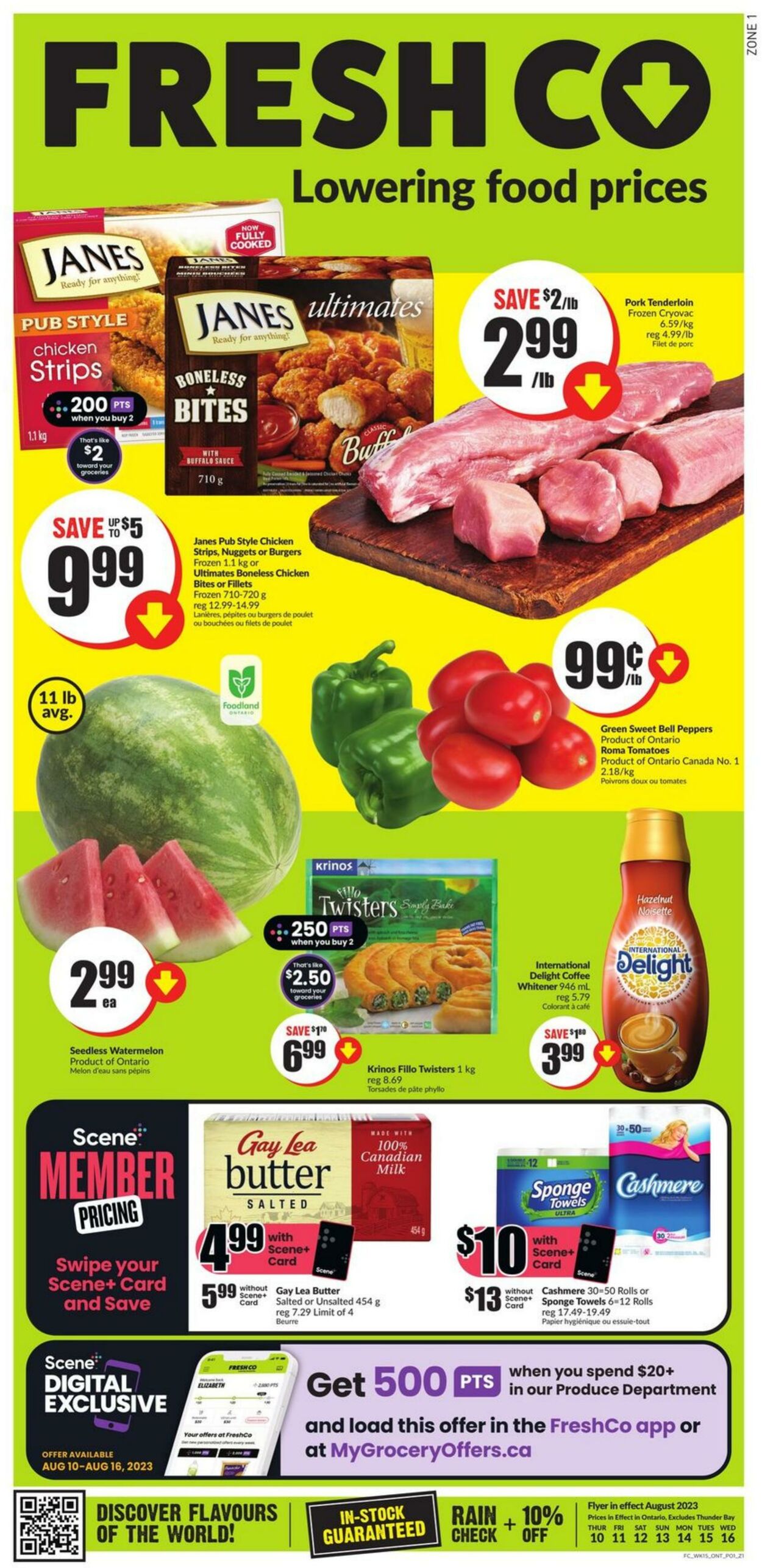 Flyer FreshCo 10.08.2023 - 16.08.2023