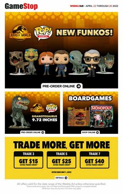 Flyer Game Stop 22.04.2022-28.04.2022