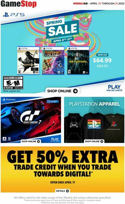 Flyer Game Stop 15.04.2022-21.04.2022