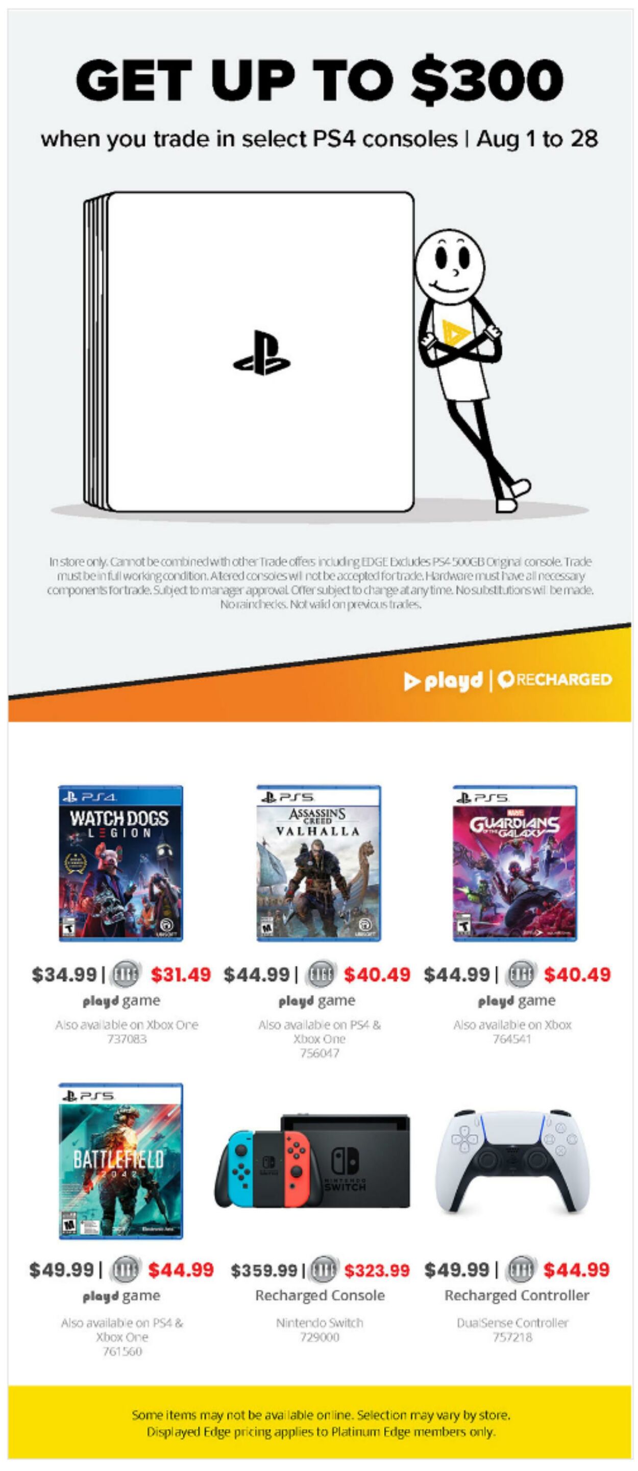 Flyer Game Stop 01.08.2022 - 28.08.2022