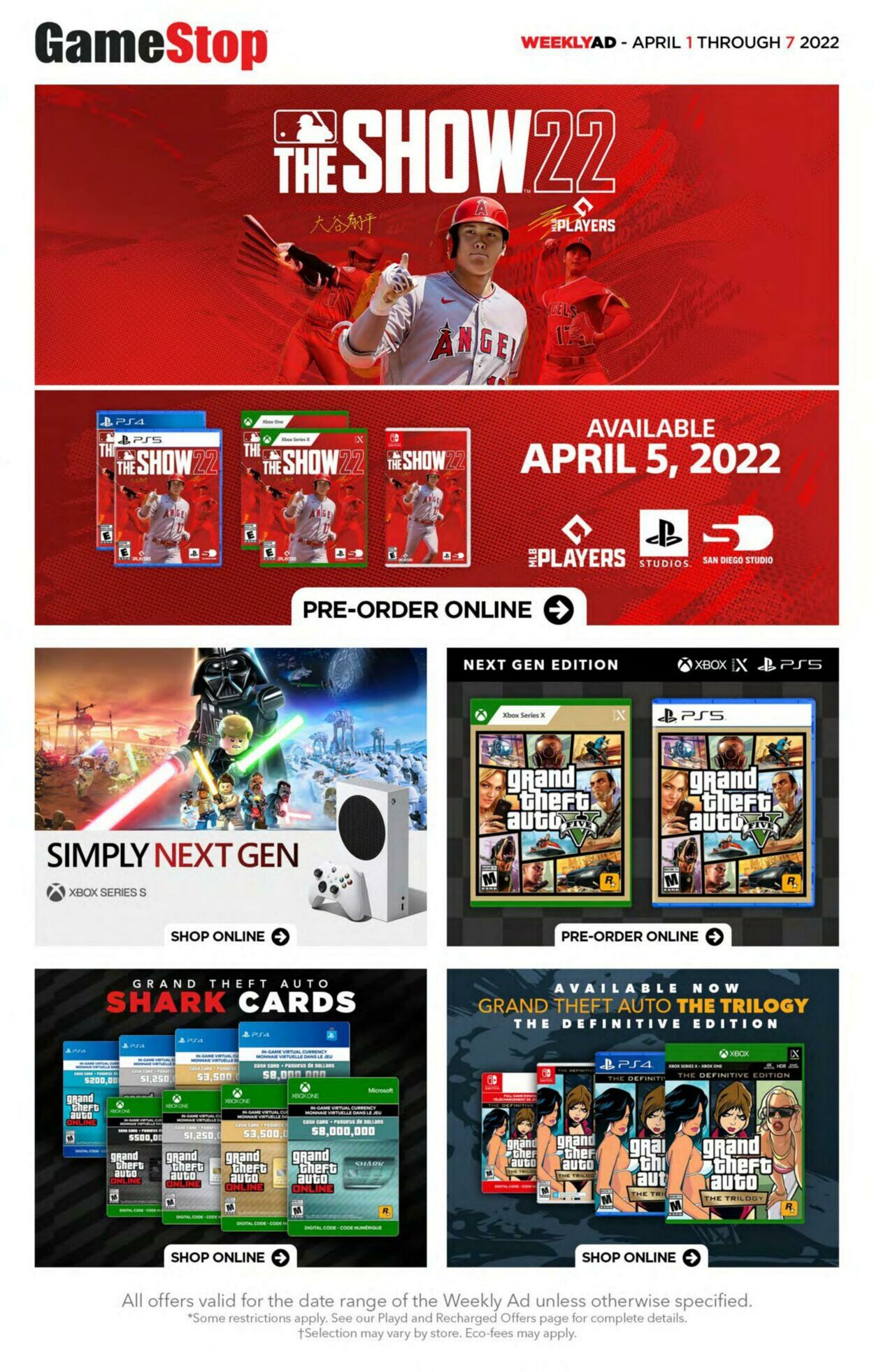 Flyer Game Stop 01.04.2022 - 07.04.2022