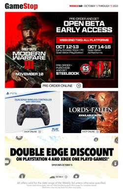 Flyer Game Stop 30.10.2023 - 26.11.2023