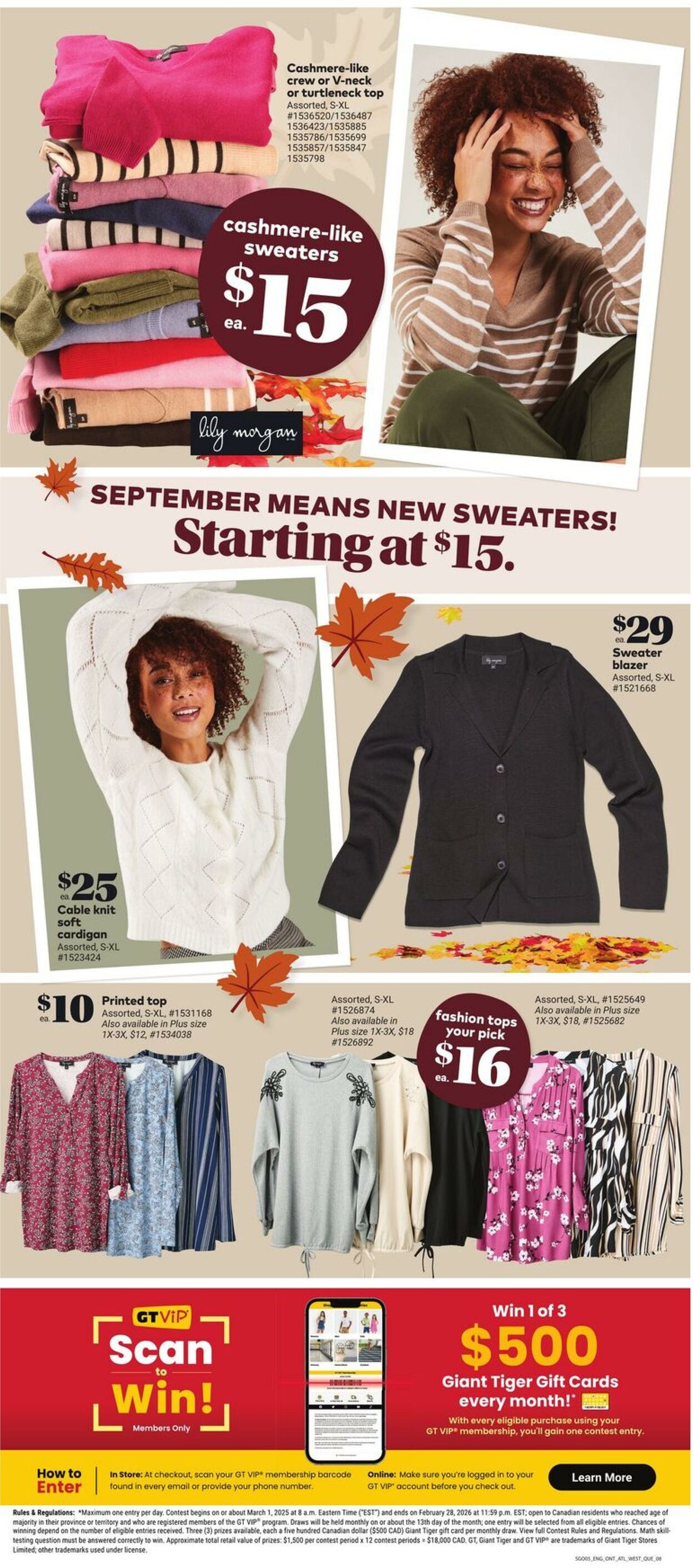 Flyer Giant Tiger 03.09.2025 - 09.09.2025