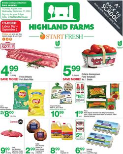 Flyer Highland Farms 26.09.2024 - 02.10.2024