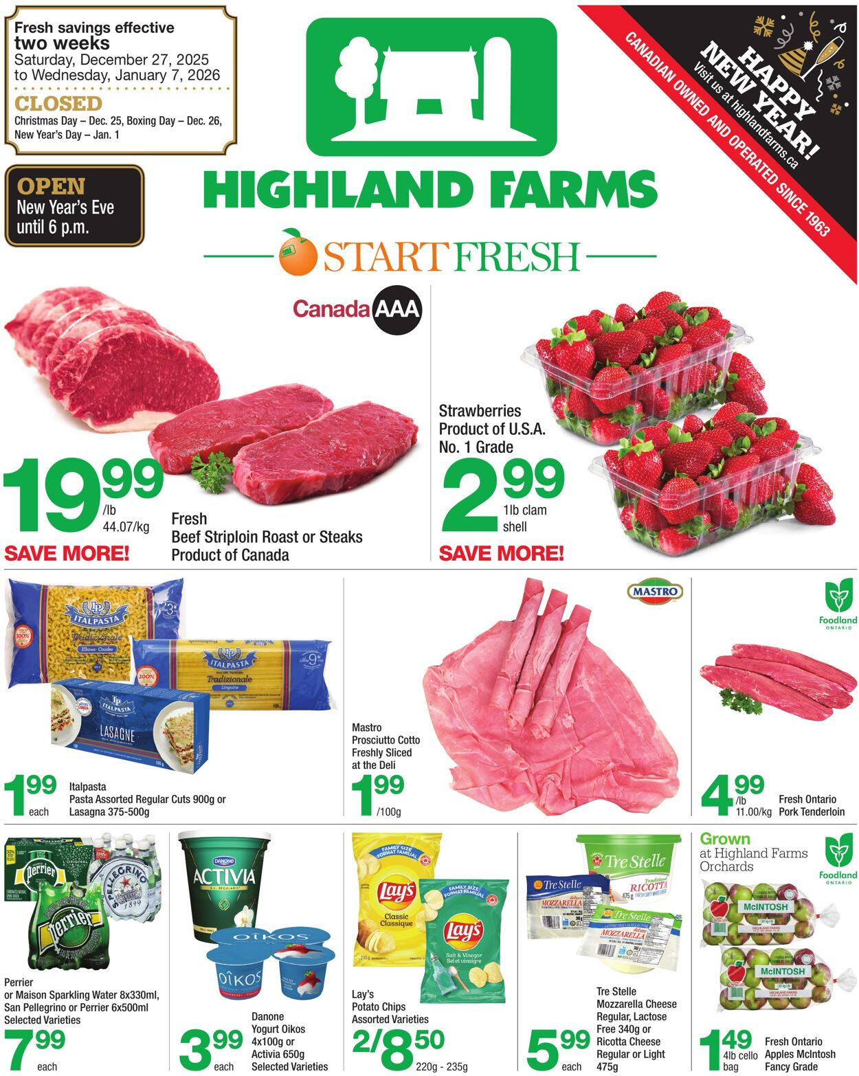 Flyer Highland Farms 27.12.2025 - 07.01.2026