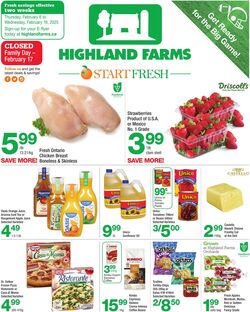 Flyer Highland Farms 06.02.2025 - 19.02.2025