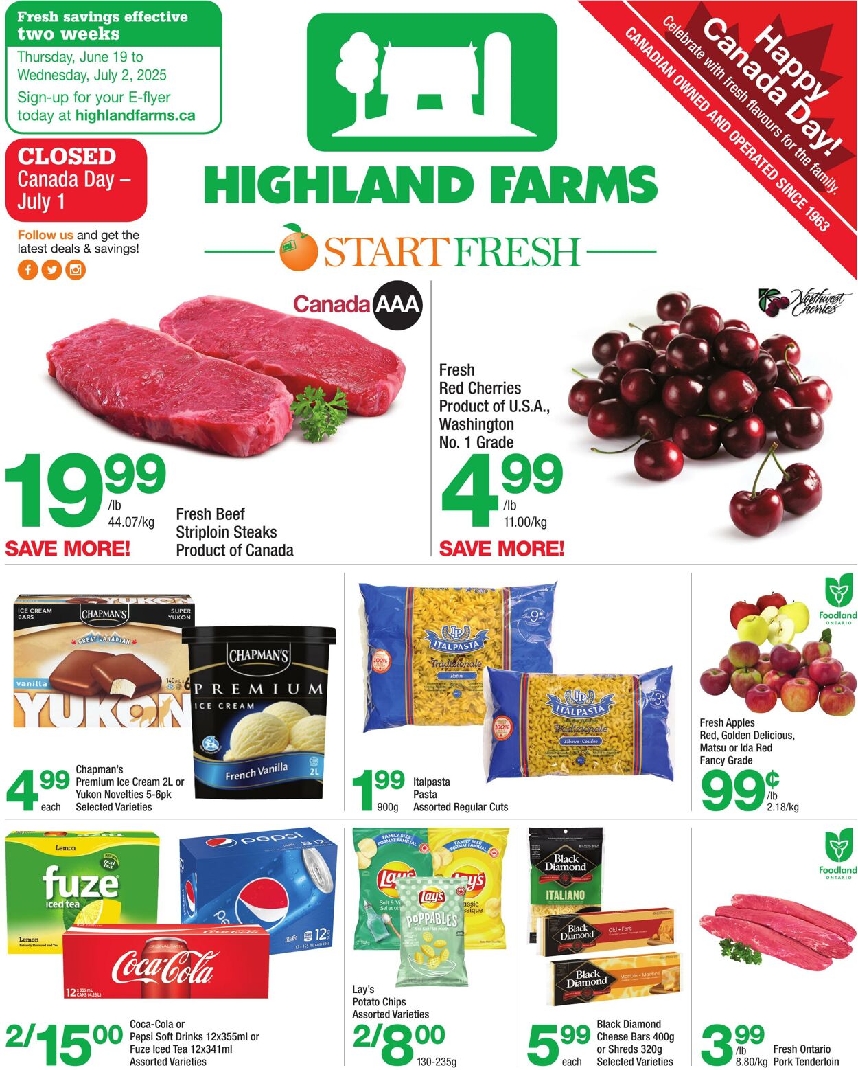 Flyer Highland Farms 19.06.2025 - 02.07.2025