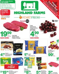 Flyer Highland Farms 19.06.2025 - 02.07.2025