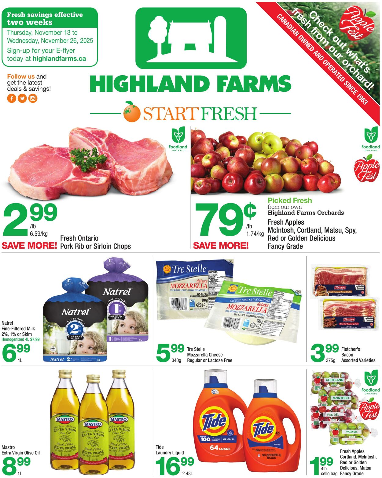 Flyer Highland Farms 13.11.2025 - 26.11.2025