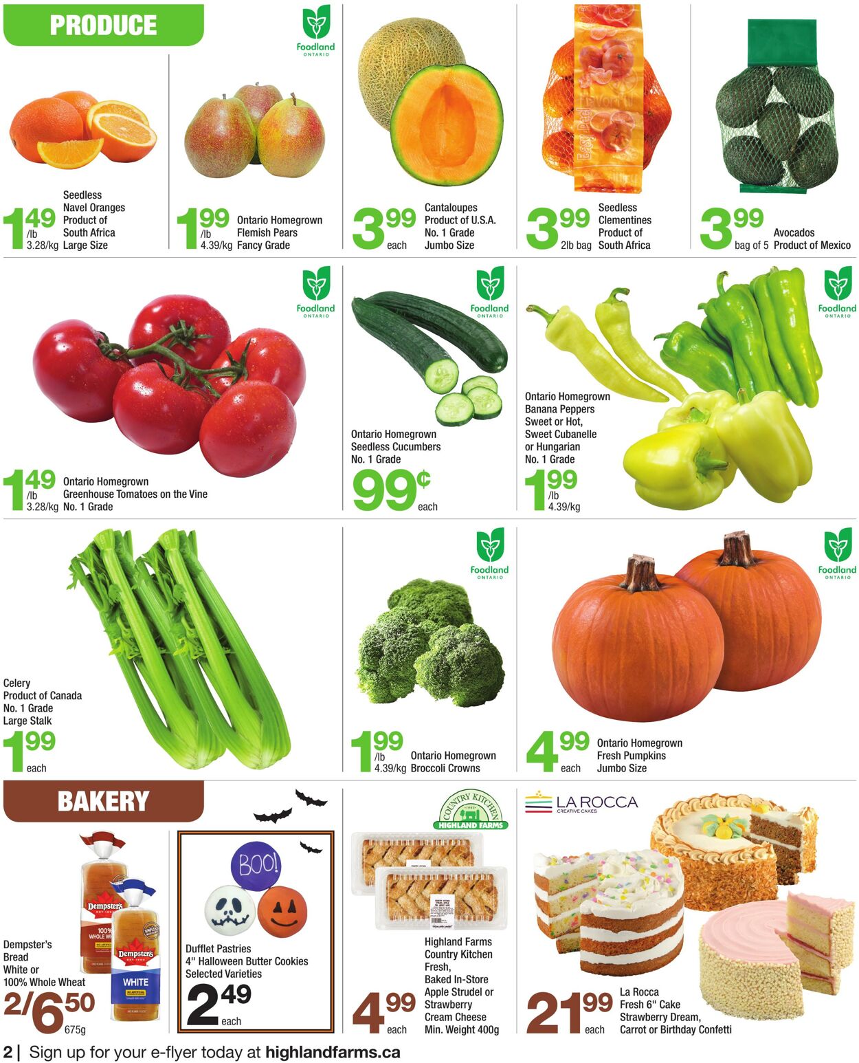 Flyer Highland Farms 16.10.2025 - 29.10.2025