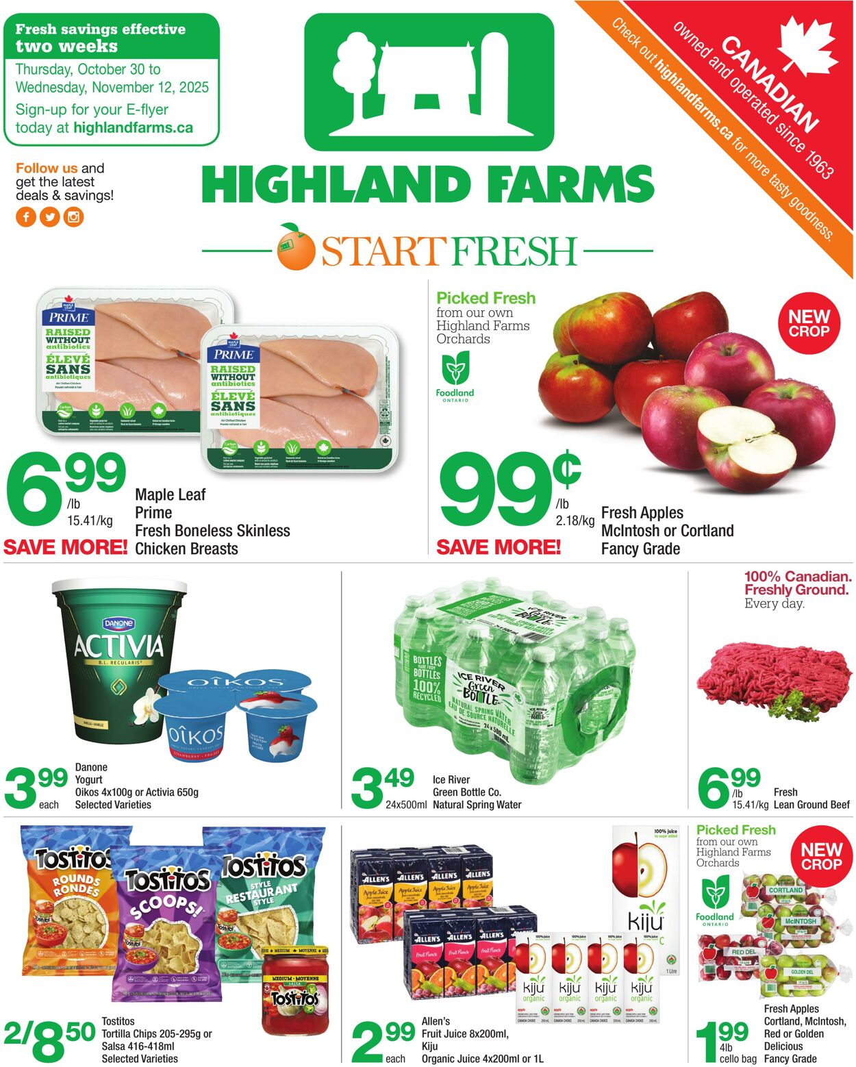 Flyer Highland Farms 30.10.2025 - 12.11.2025