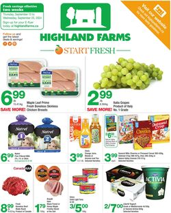 Flyer Highland Farms 26.09.2024 - 02.10.2024